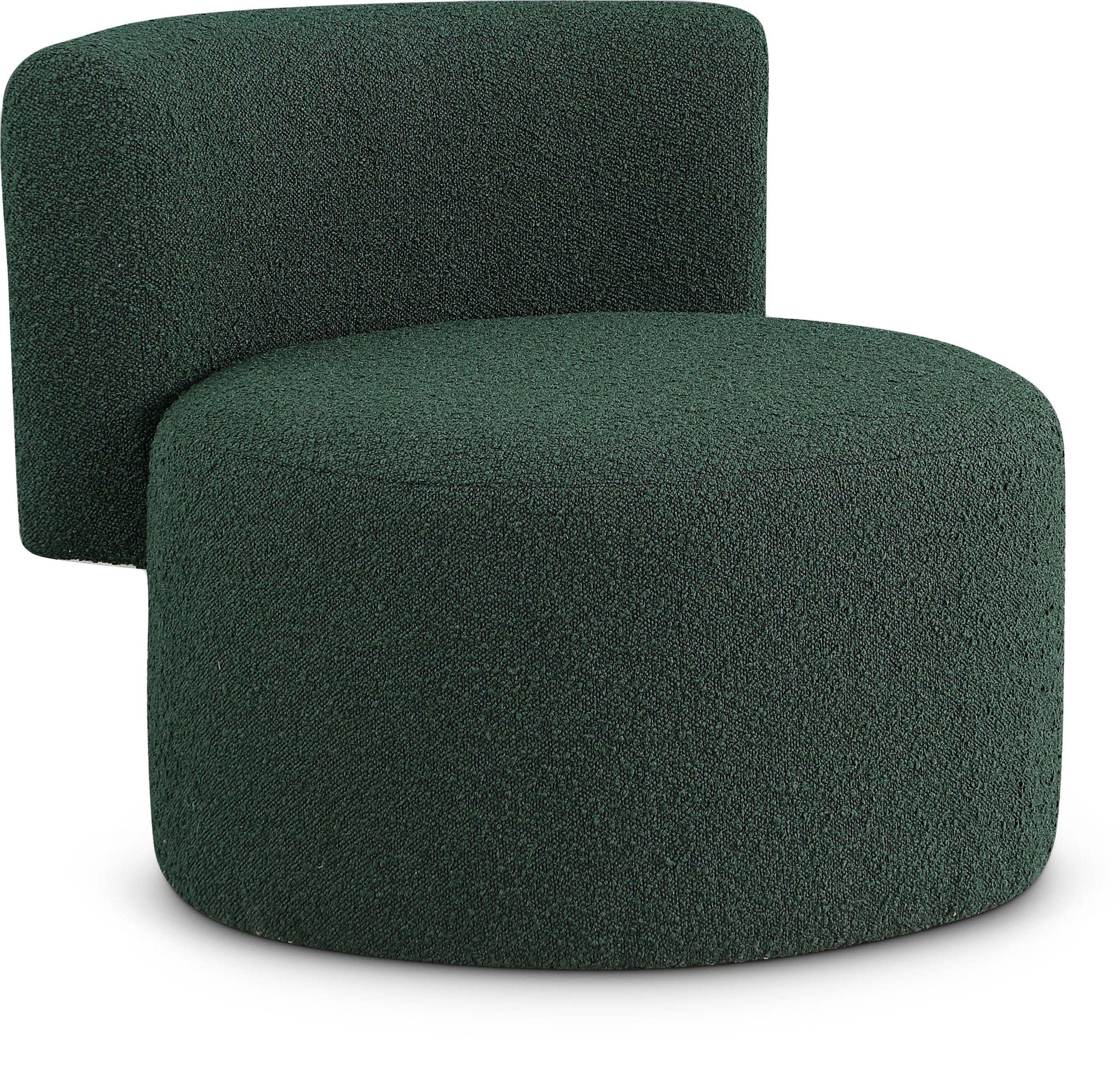 Como Boucle Fabric Accent Chair