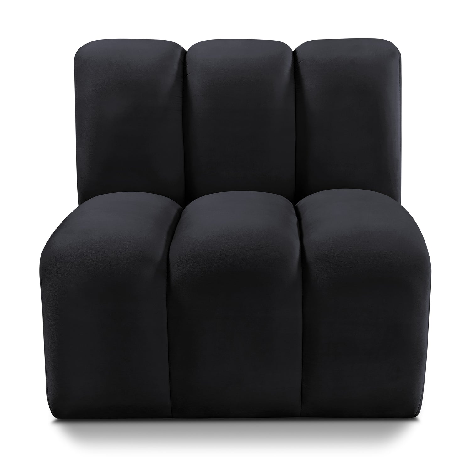 Arc Velvet Straight Chair