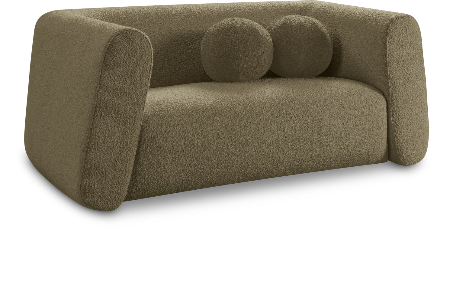 Abbington Boucle Fabric Loveseat