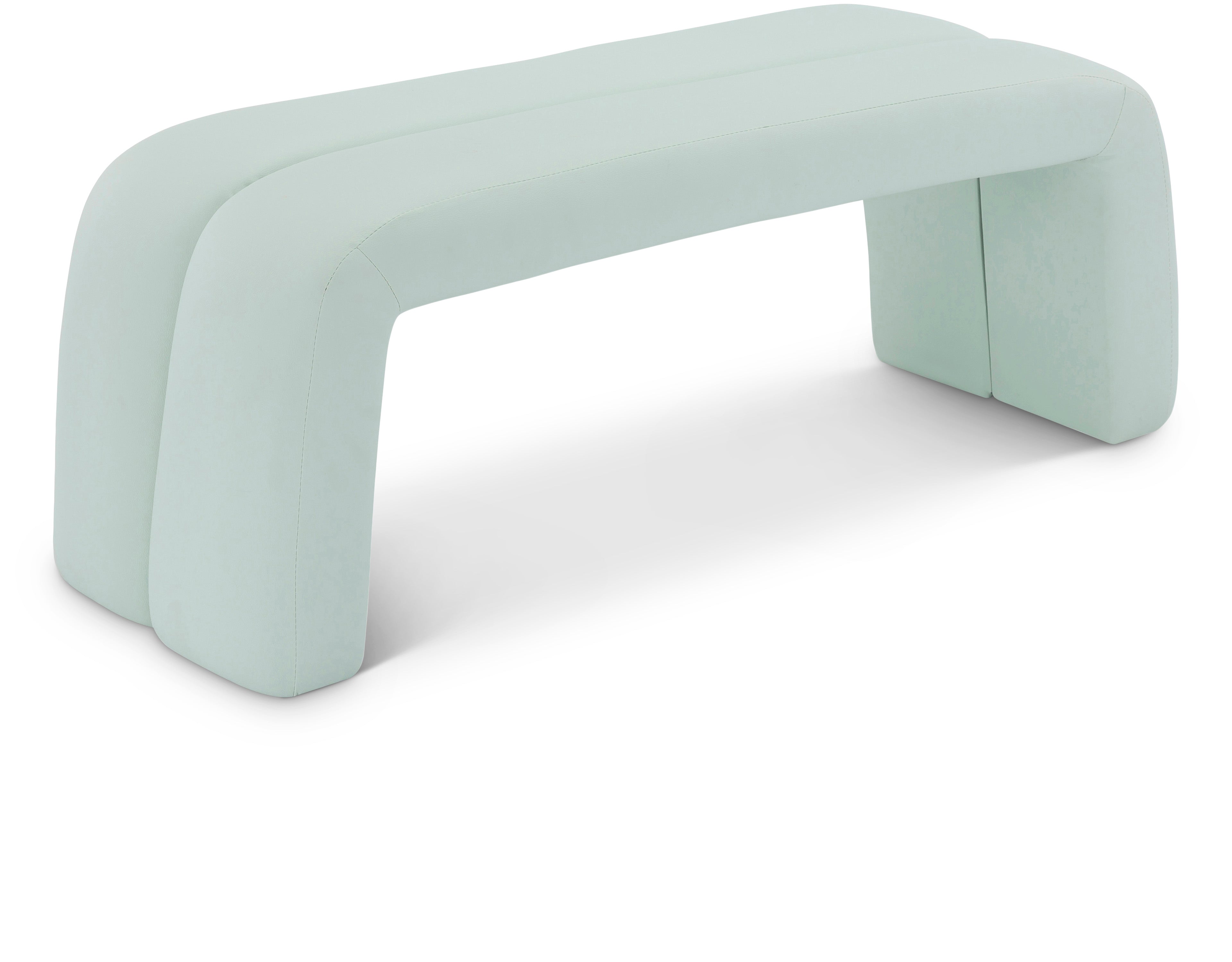 Arc-Vegan-Leather-Bench