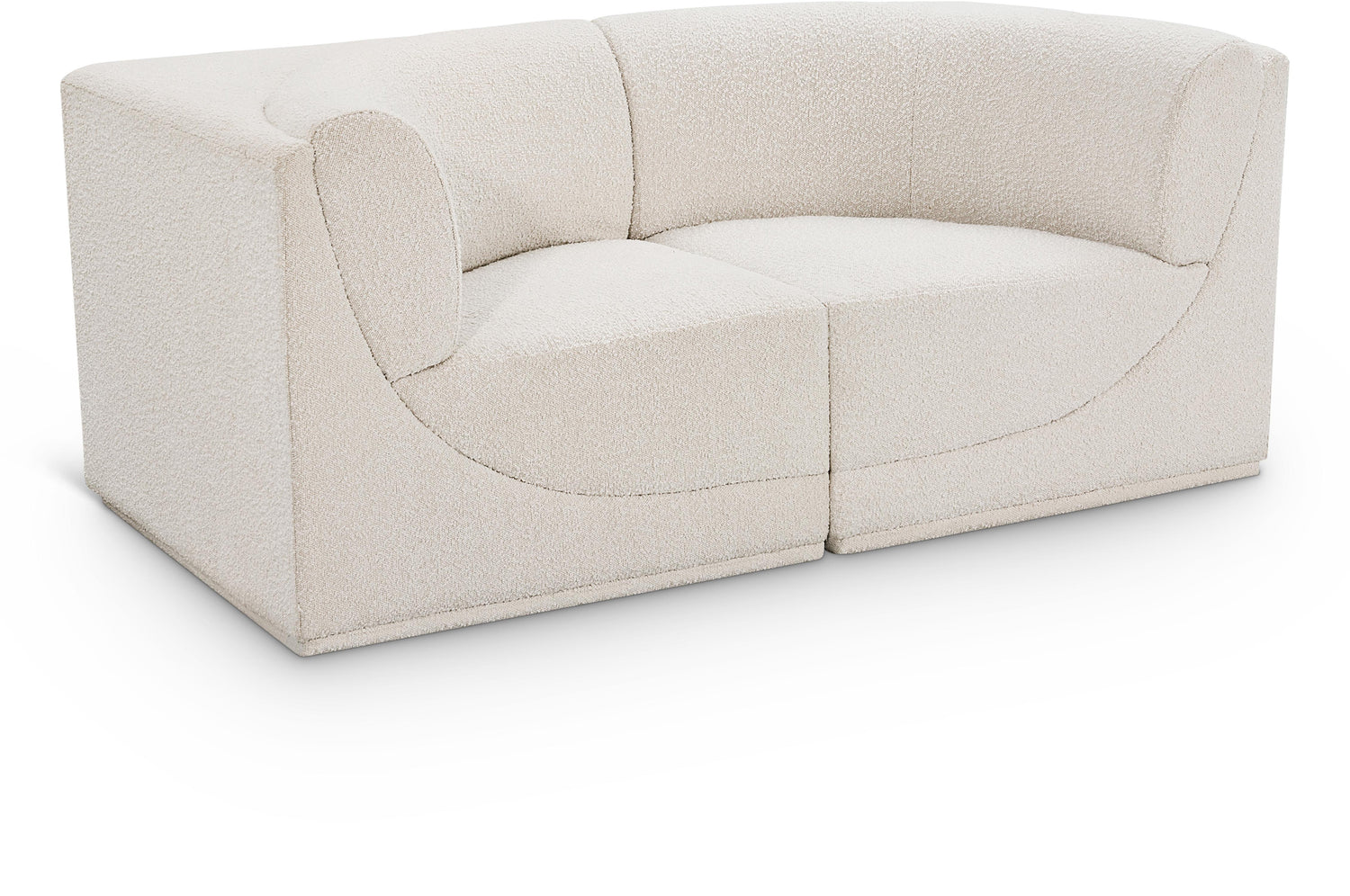 Ollie Boucle Fabric Modular Sofa