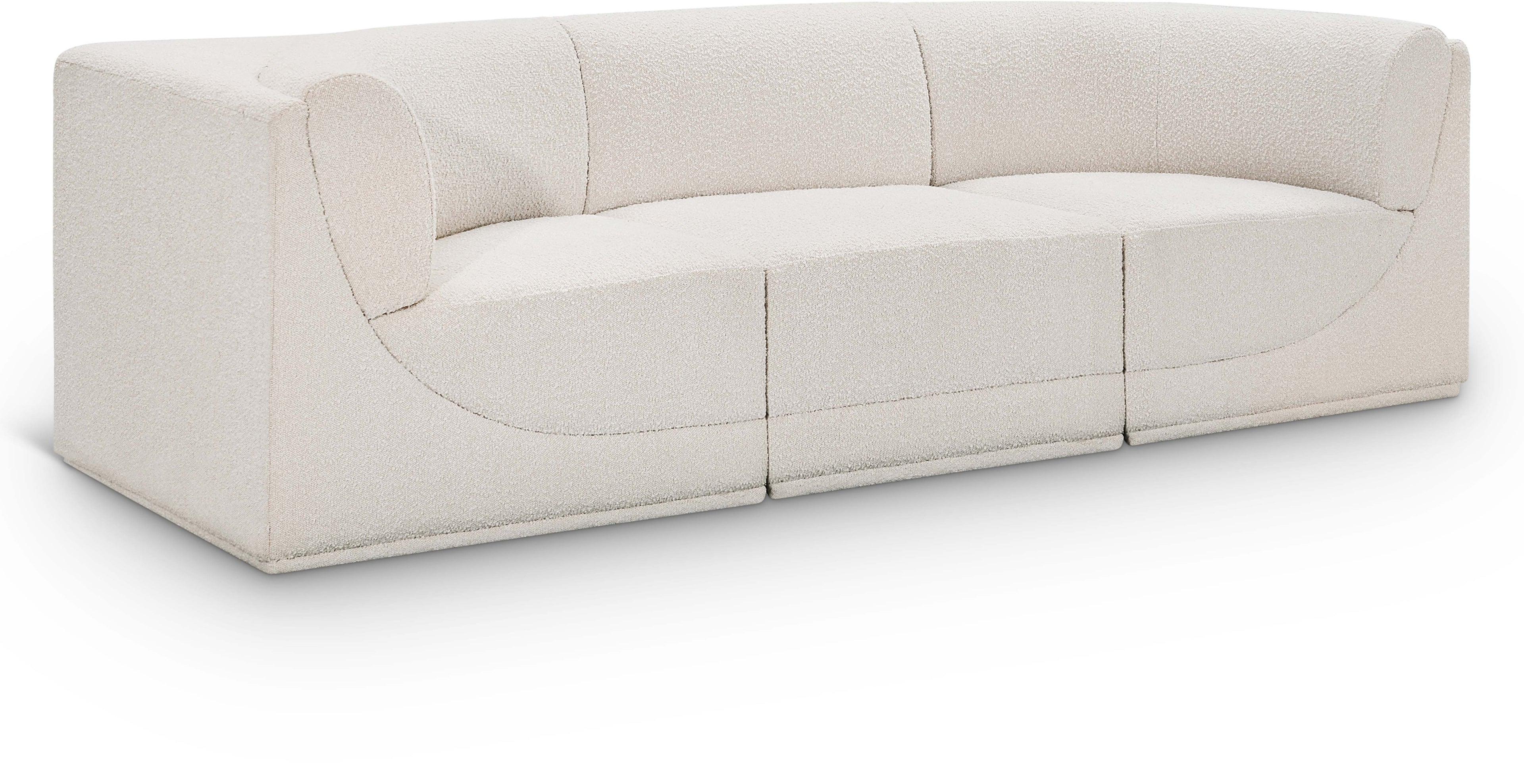 Ollie Boucle Fabric Modular Sofa