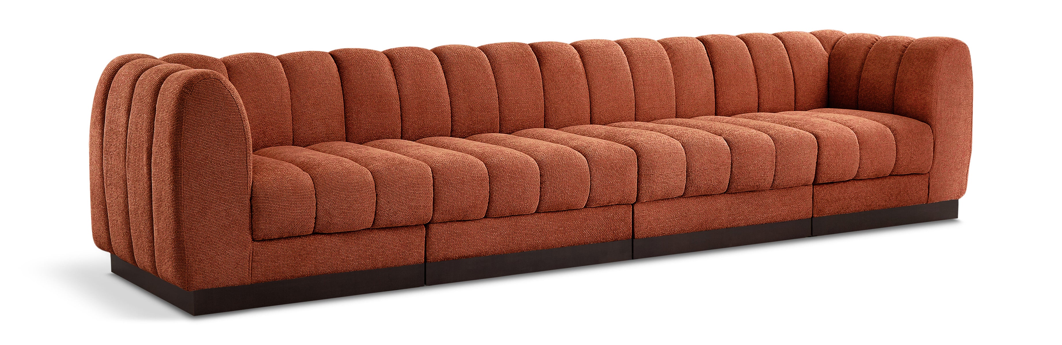 Quinn Chenille Fabric Modular Sofa