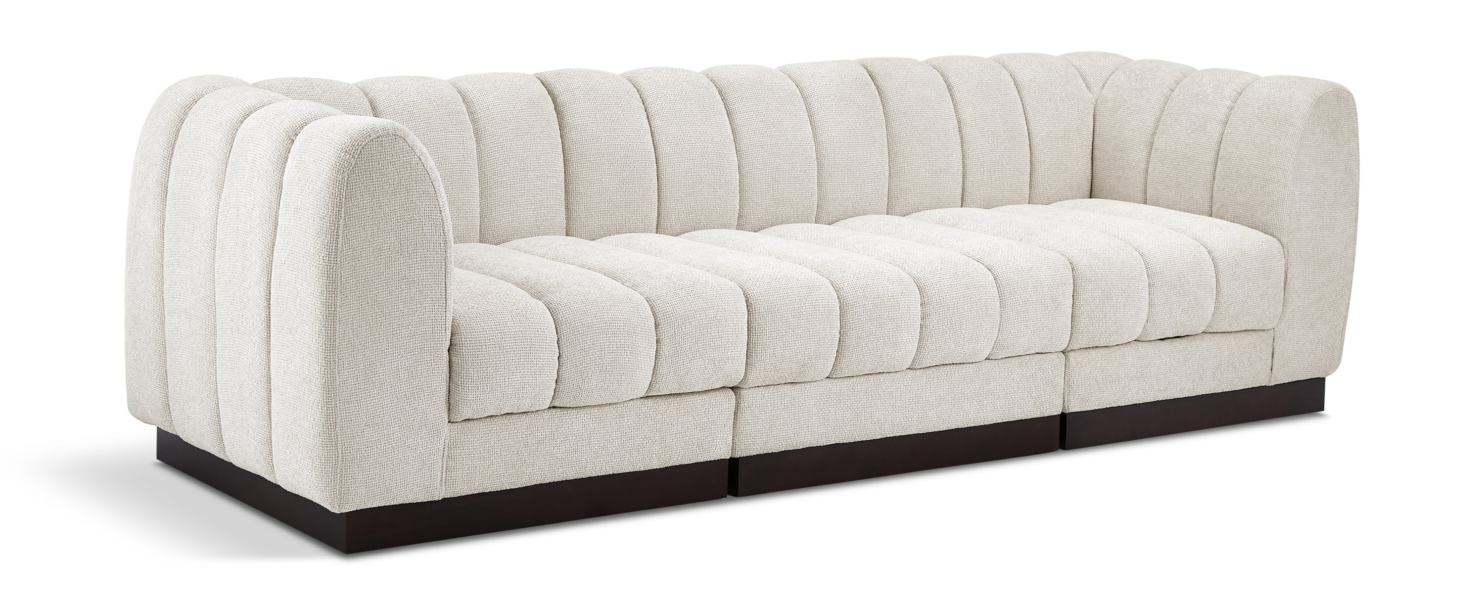 Quinn Chenille Fabric Modular Sofa