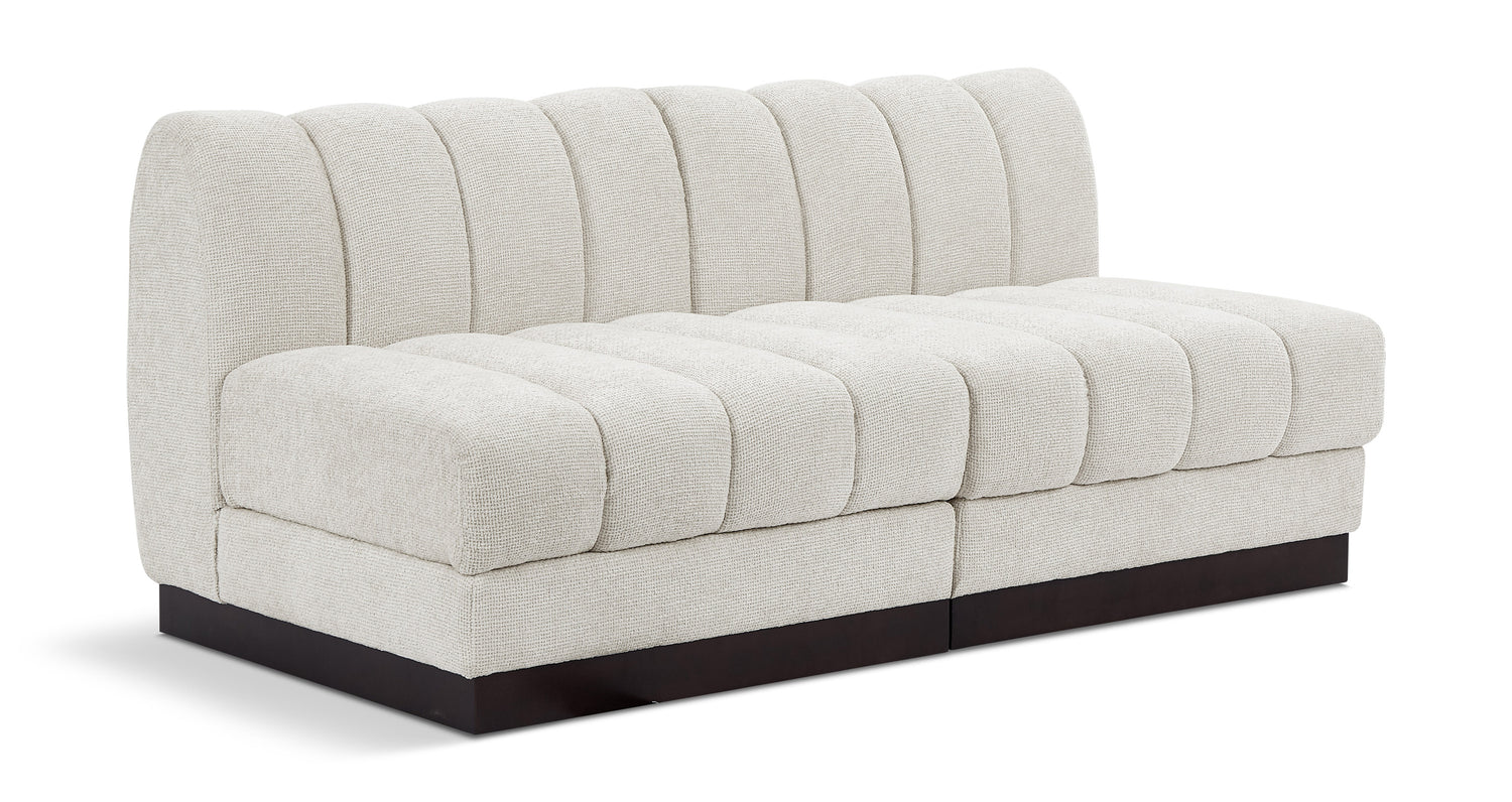 Quinn Chenille Fabric Modular Sofa