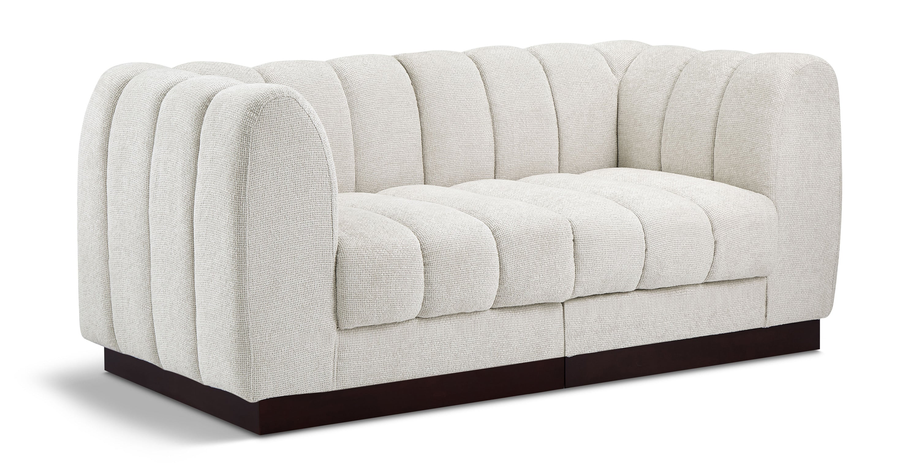 Quinn Chenille Fabric Modular Sofa