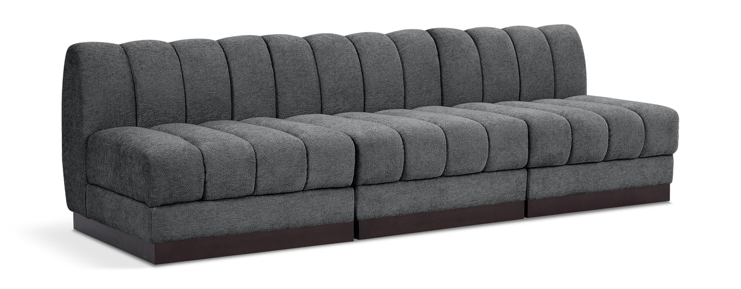 Quinn Chenille Fabric Modular Sofa