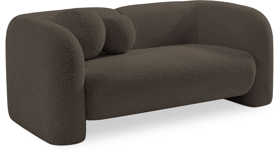 Emory Boucle Fabric Loveseat