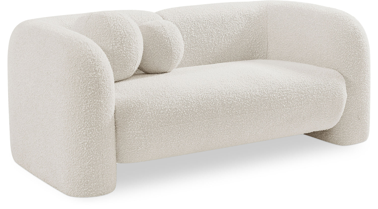 Emory Boucle Fabric Loveseat