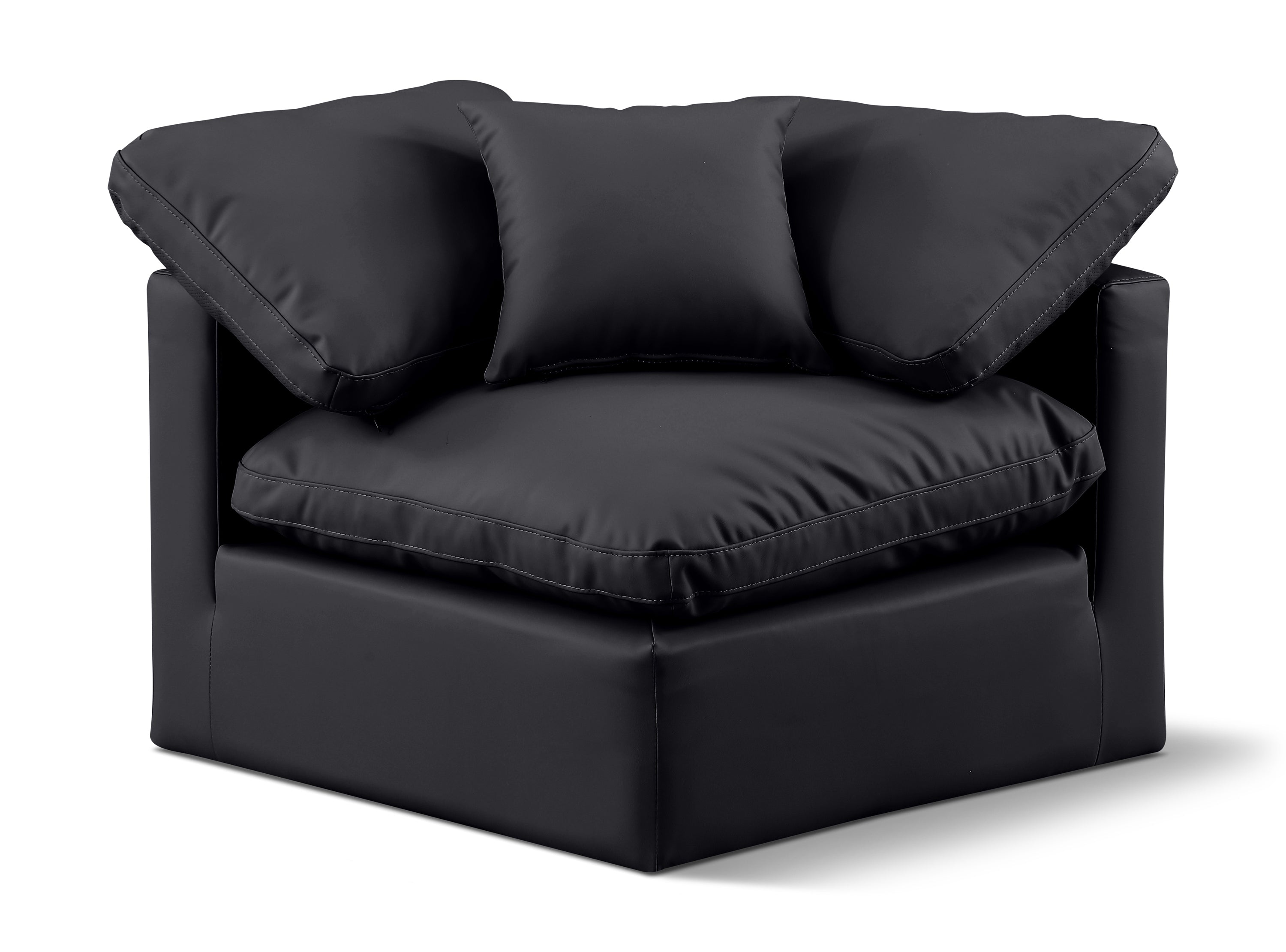 Indulge Vegan Leather Corner Chair