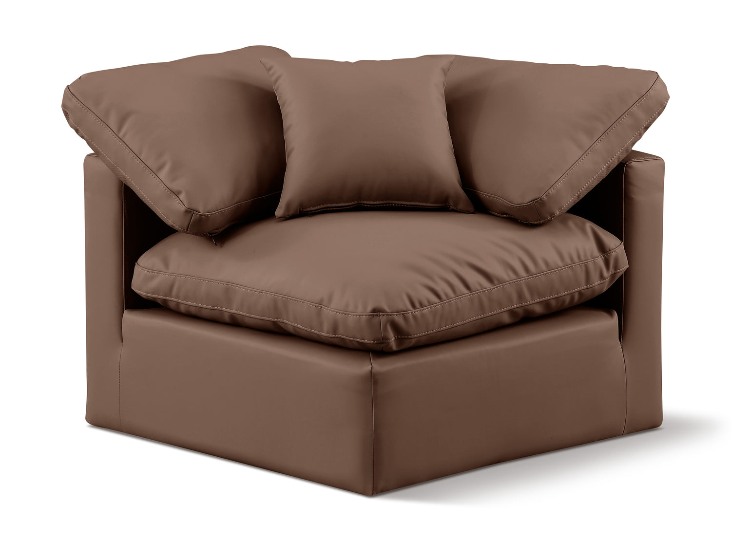 Indulge Vegan Leather Corner Chair