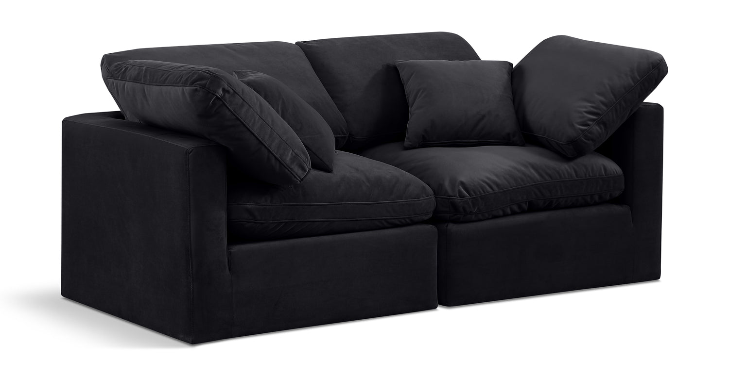 Indulge Velvet Modular Sofa