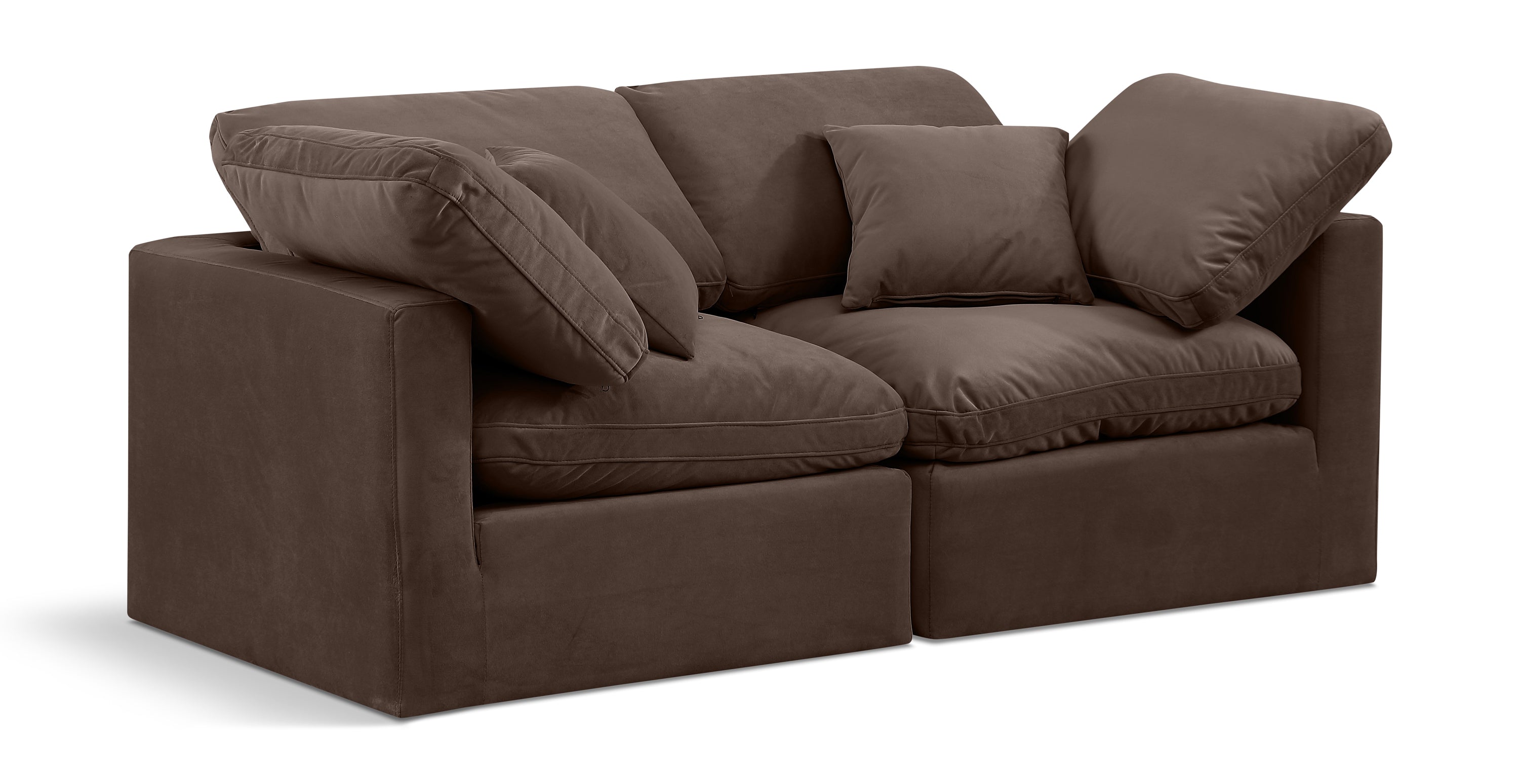 Indulge Velvet Modular Sofa