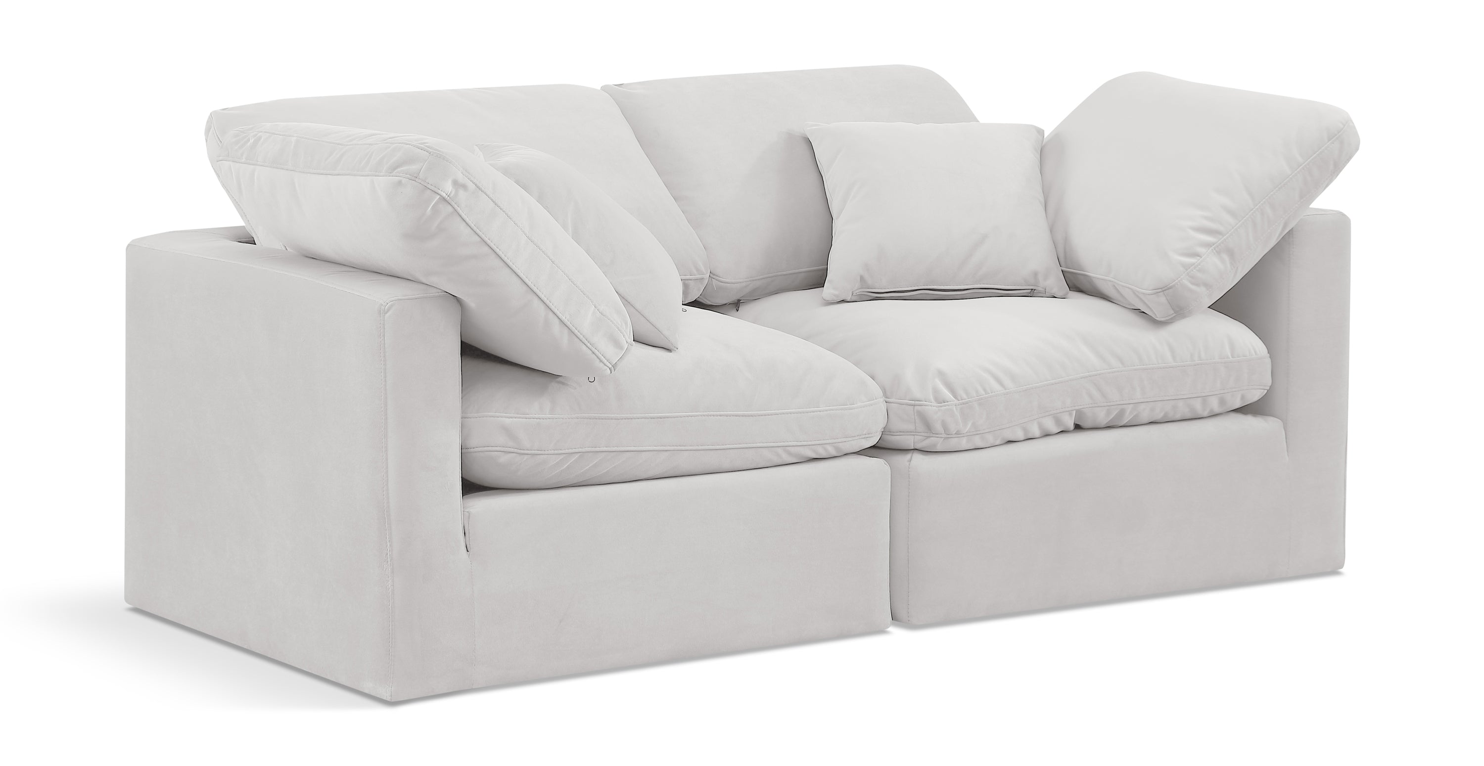 Indulge Velvet Modular Sofa