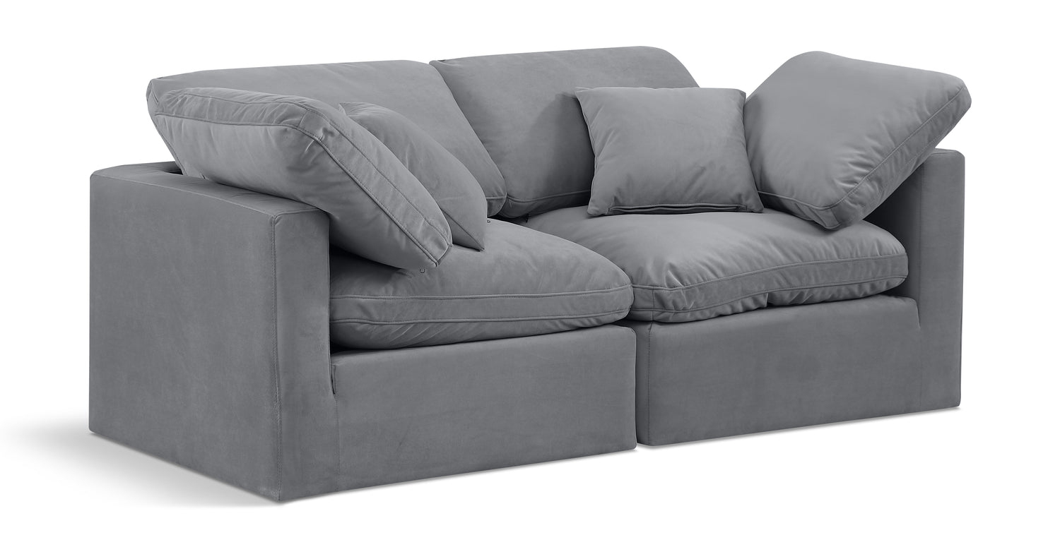 Indulge Velvet Modular Sofa