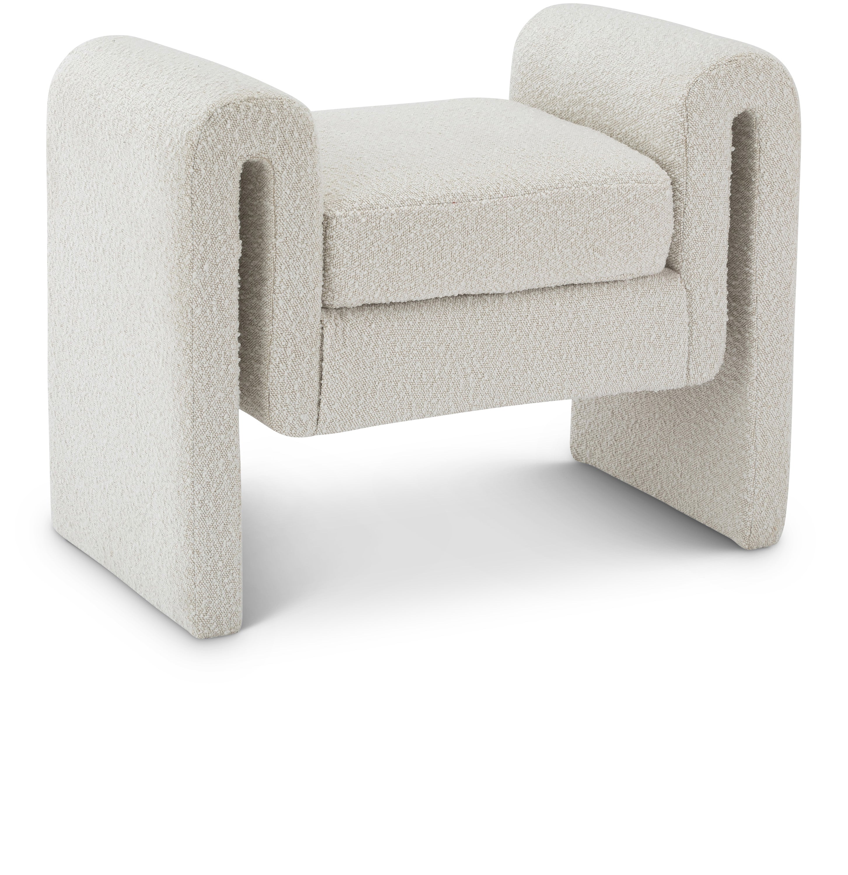 Stylus-Boucle-Fabric-Bench