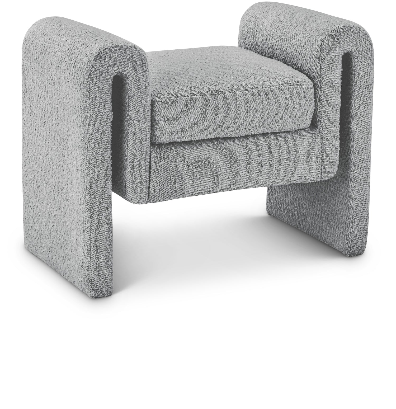 Stylus-Boucle-Fabric-Bench