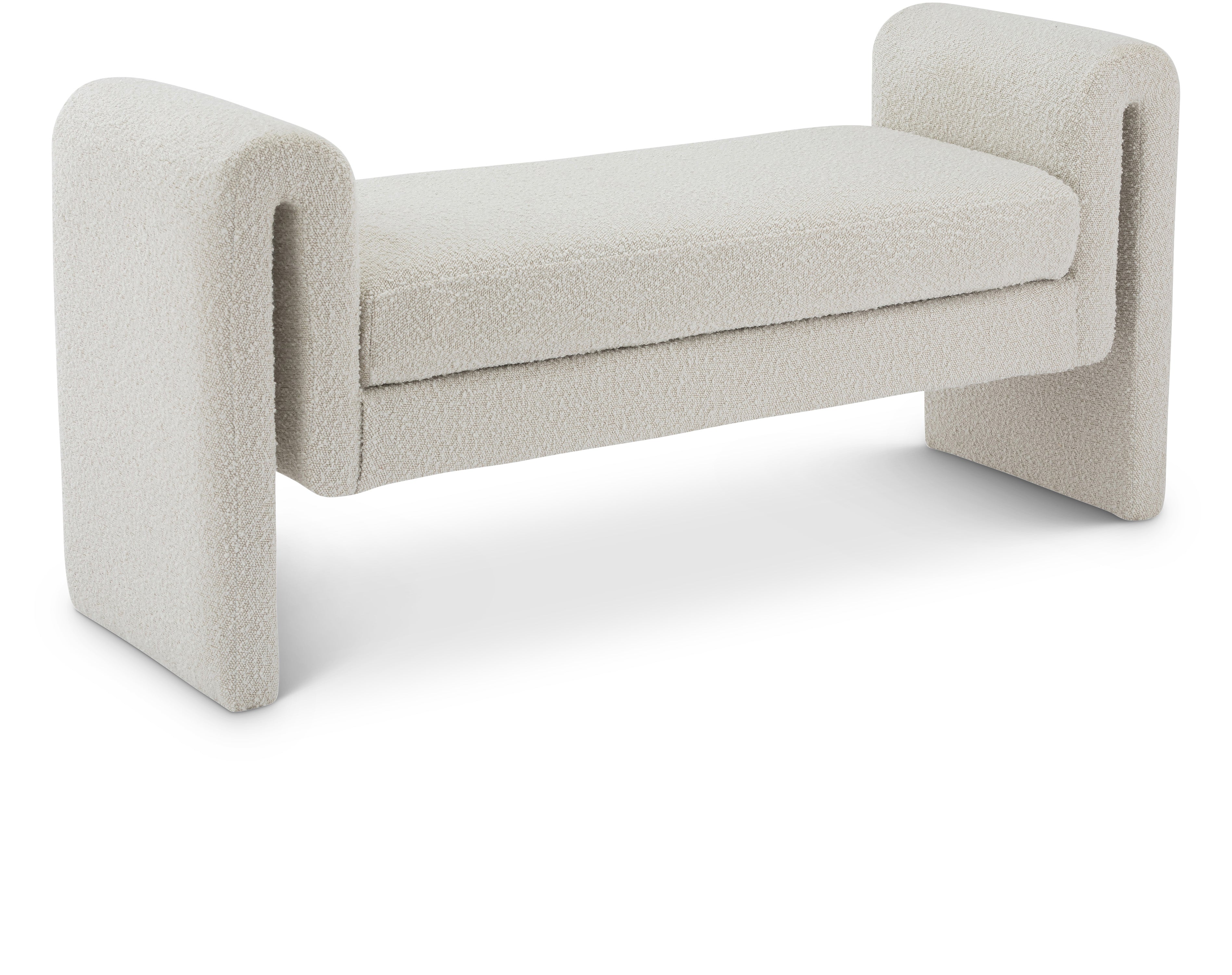 Stylus-Boucle-Fabric-Bench