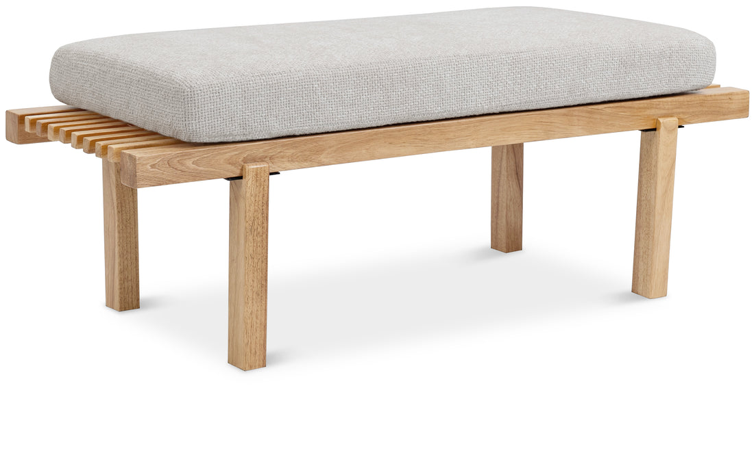 Naya-Cream-Chenille-Fabric-Bench