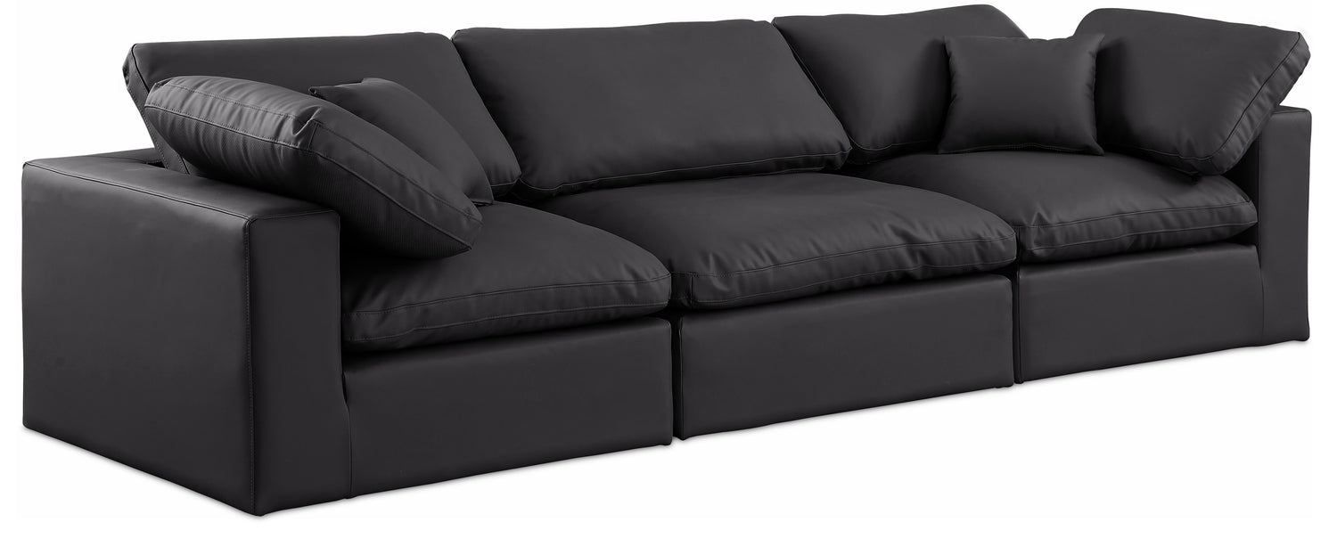 Comfy Vegan Leather Modular Sofa