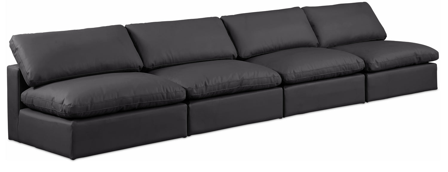 Comfy Vegan Leather Modular Sofa