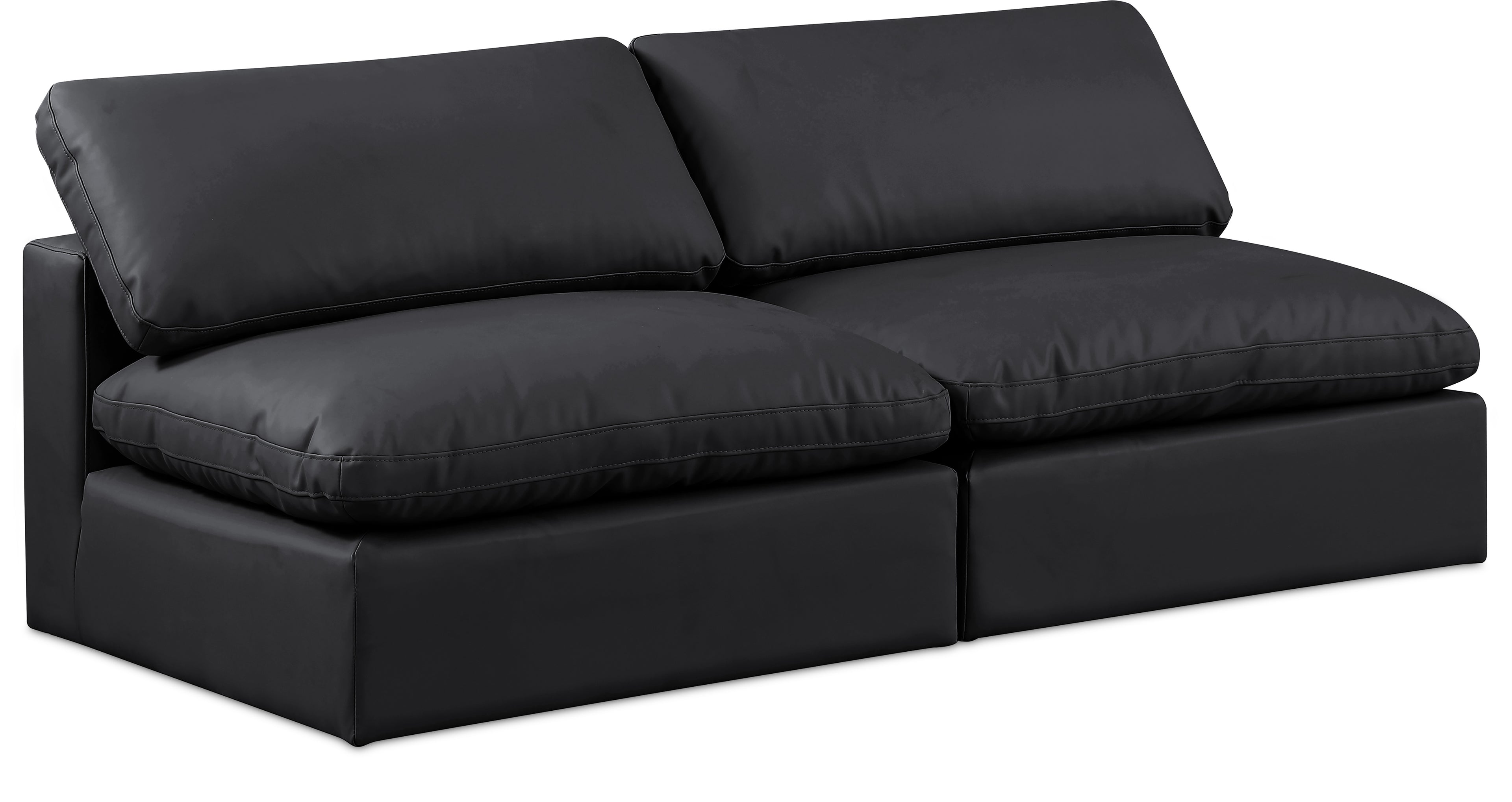 Comfy Vegan Leather Modular Sofa