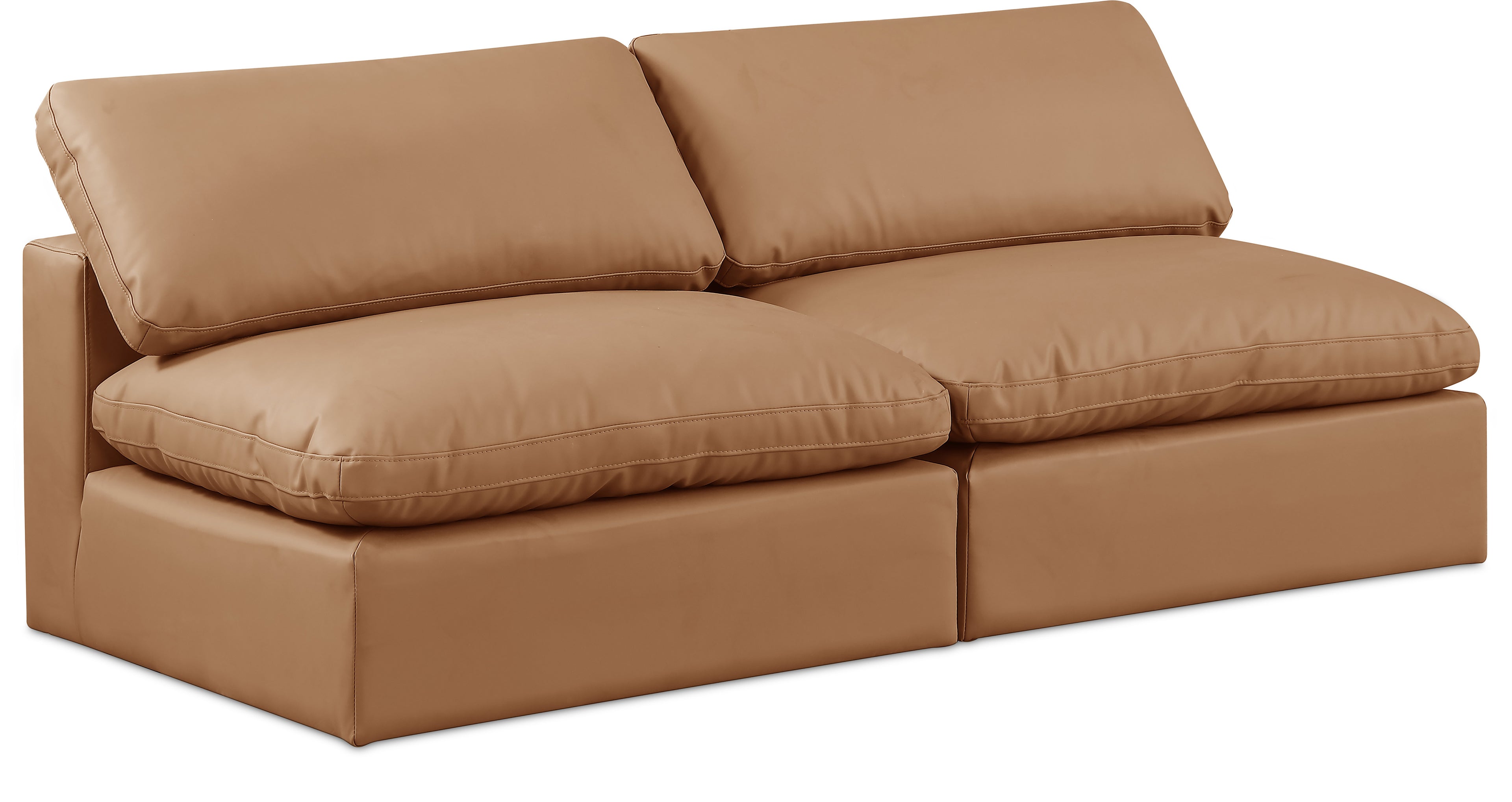 Comfy Vegan Leather Modular Sofa