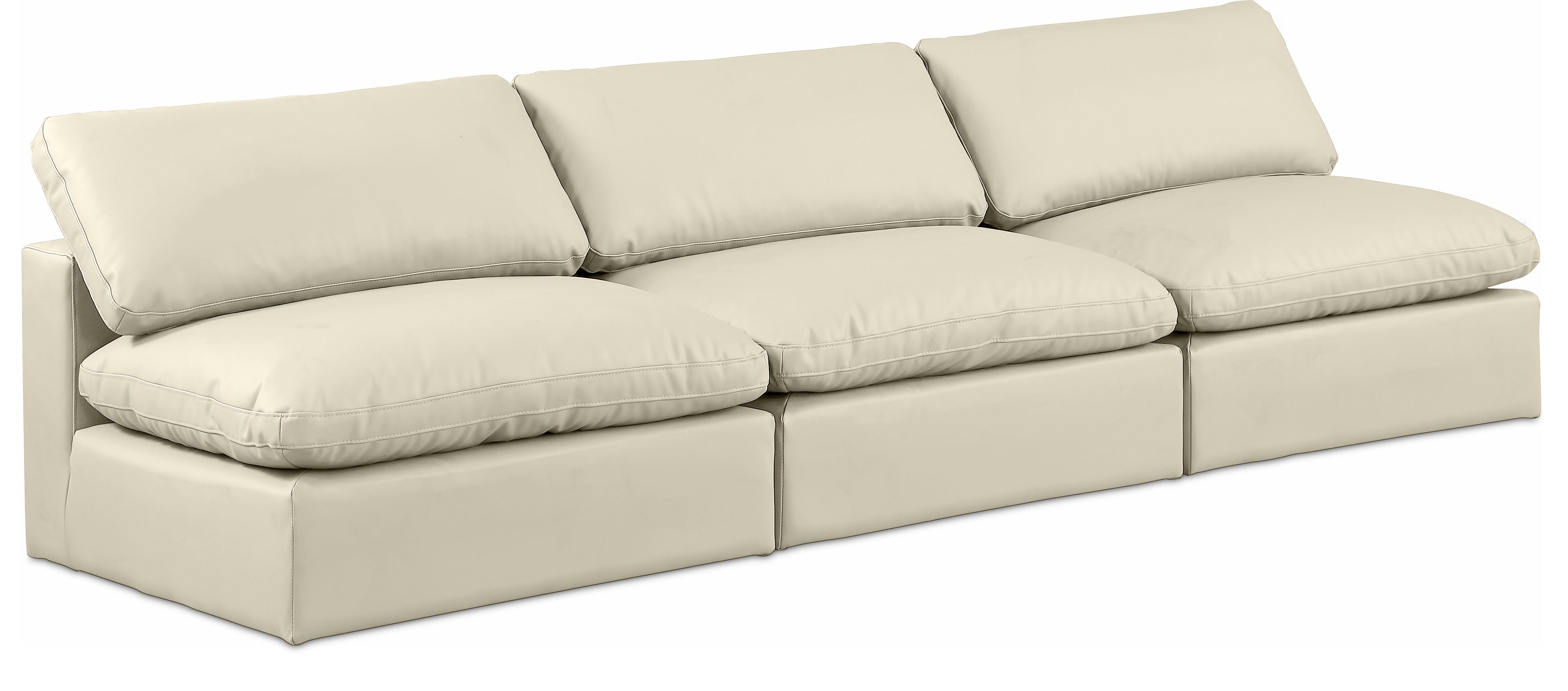 Comfy Vegan Leather Modular Sofa