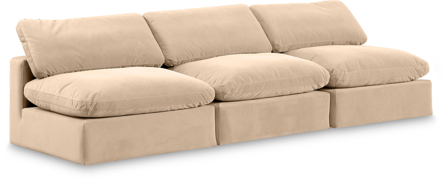 Comfy Velvet Modular Sofa