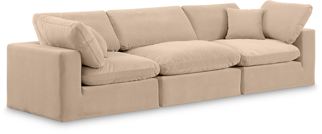 Comfy Velvet Modular Sofa