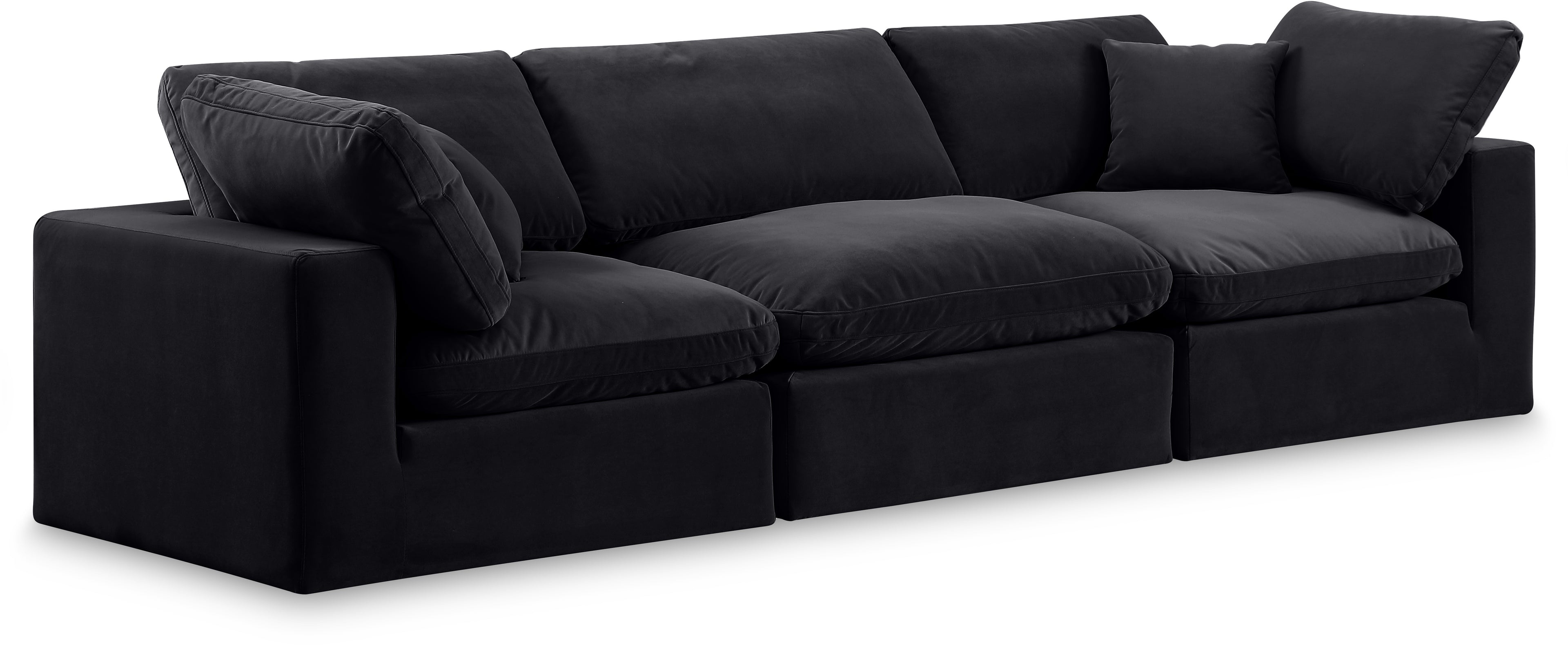 Comfy Velvet Modular Sofa