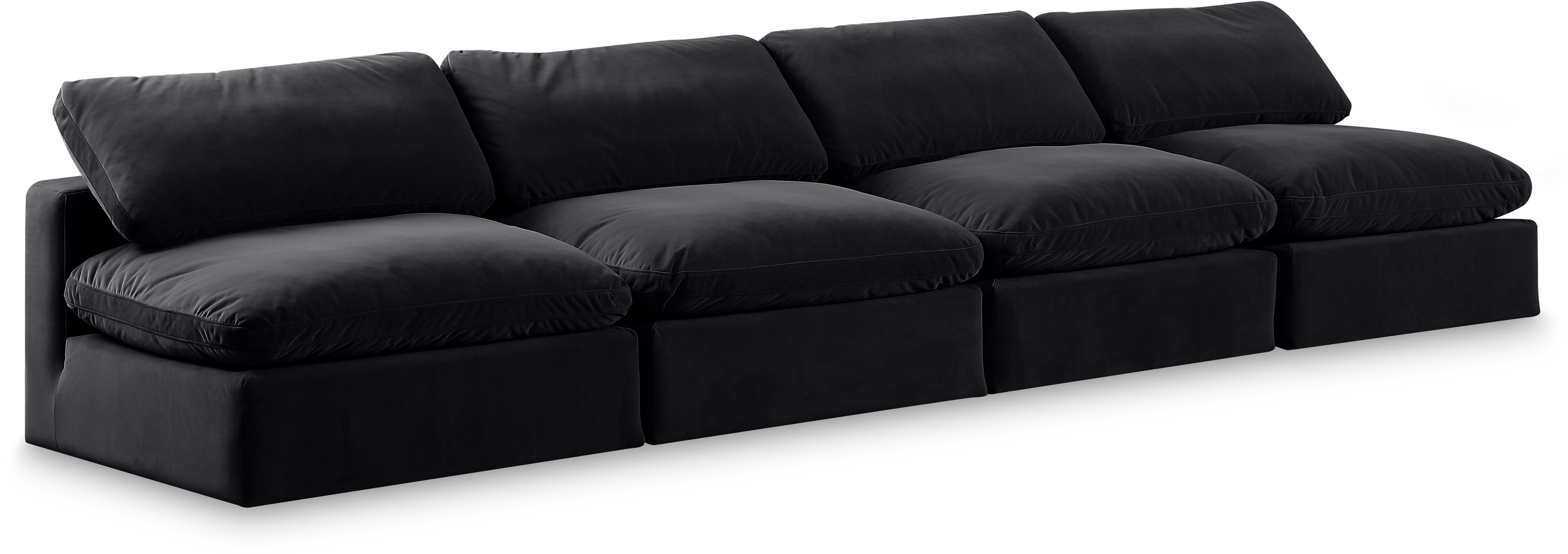 Comfy Velvet Modular Sofa