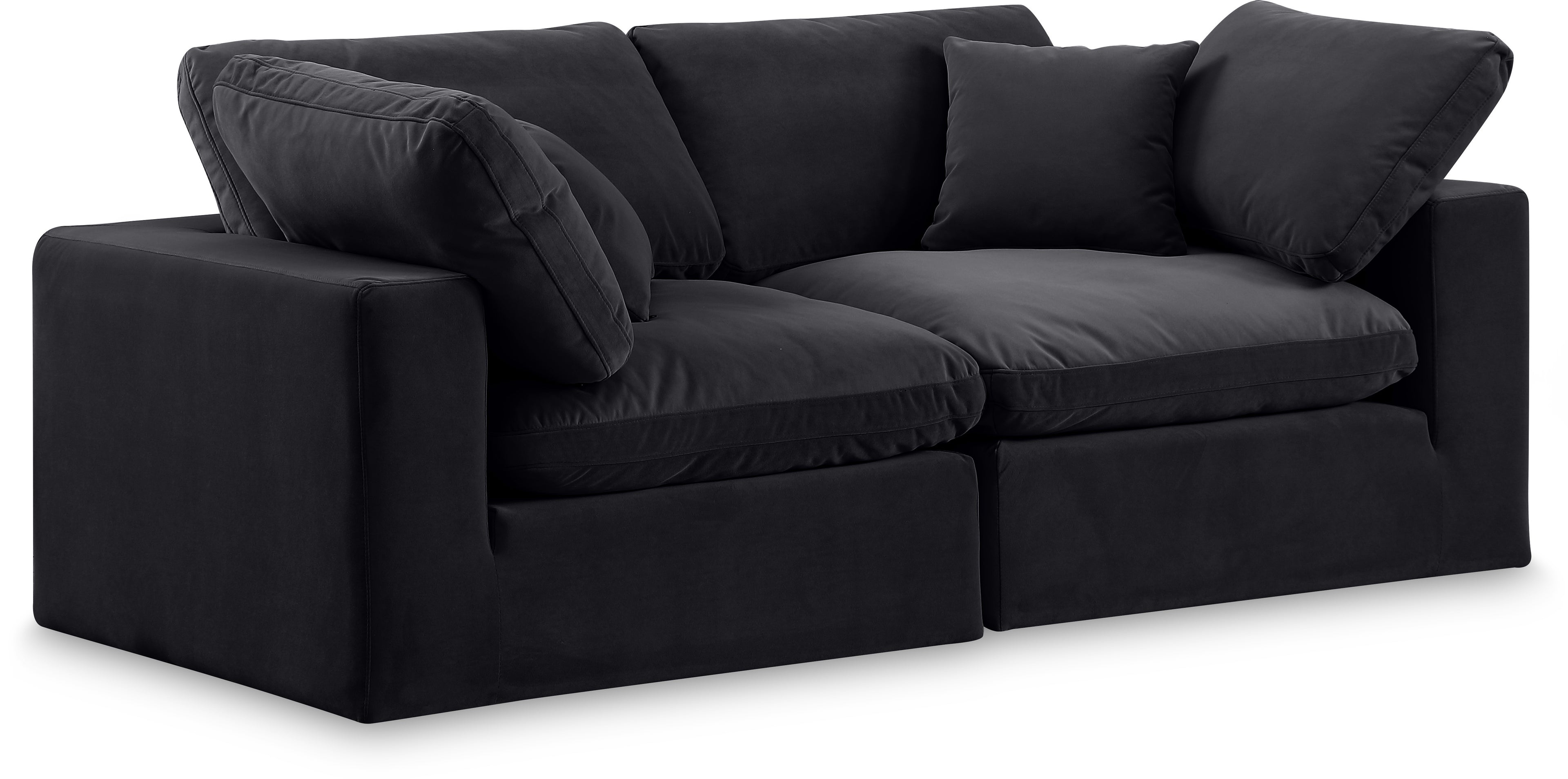 Comfy Velvet Modular Sofa