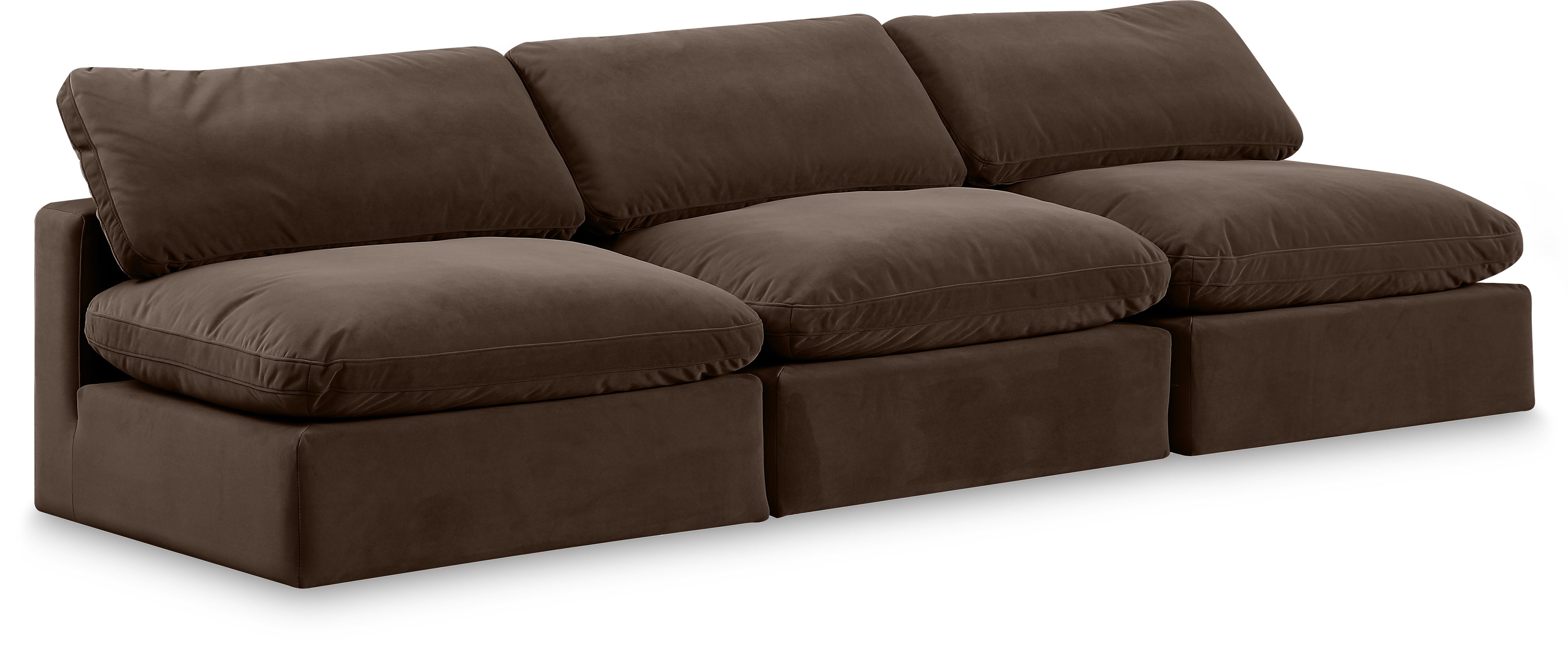 Comfy Velvet Modular Sofa