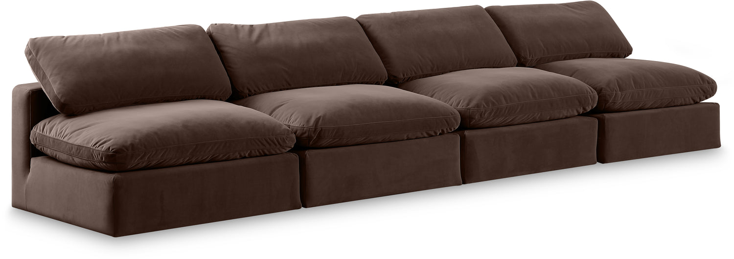 Comfy Velvet Modular Sofa