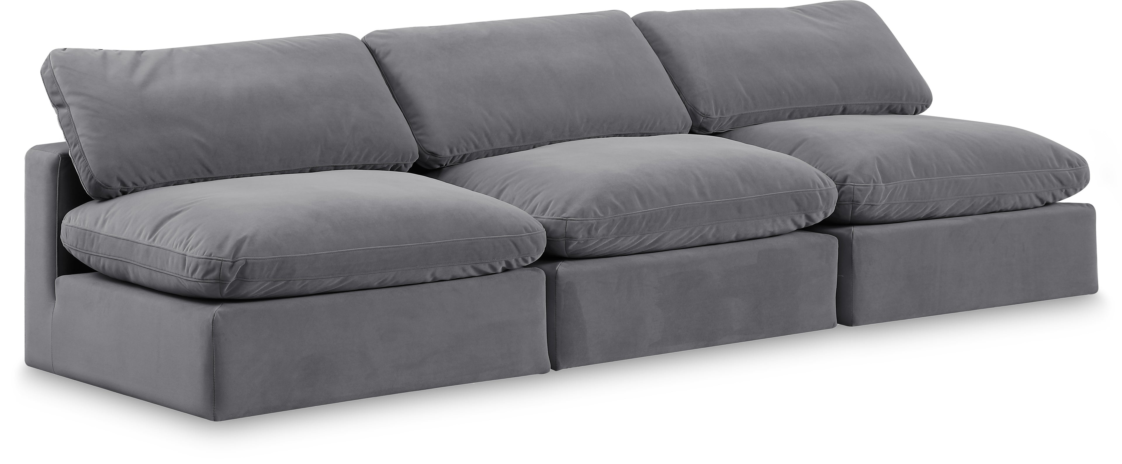 Comfy Velvet Modular Sofa