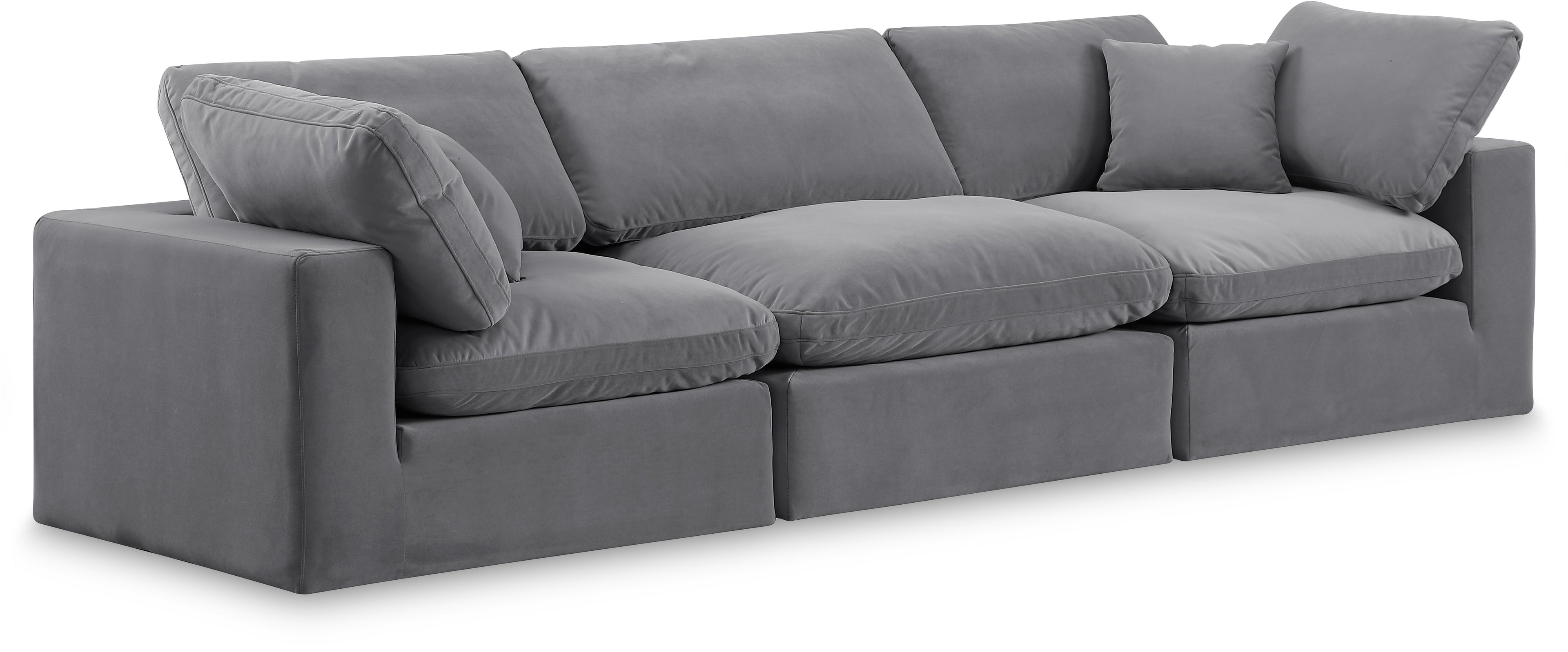 Comfy Velvet Modular Sofa