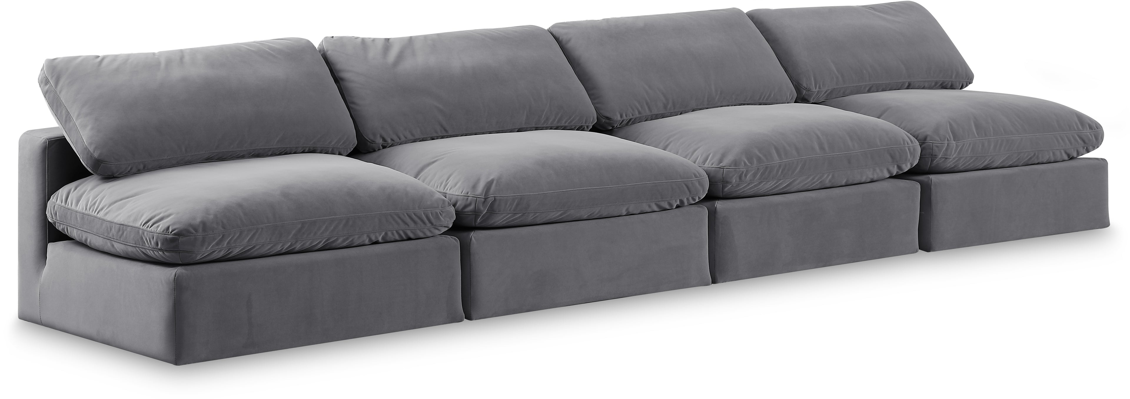 Comfy Velvet Modular Sofa