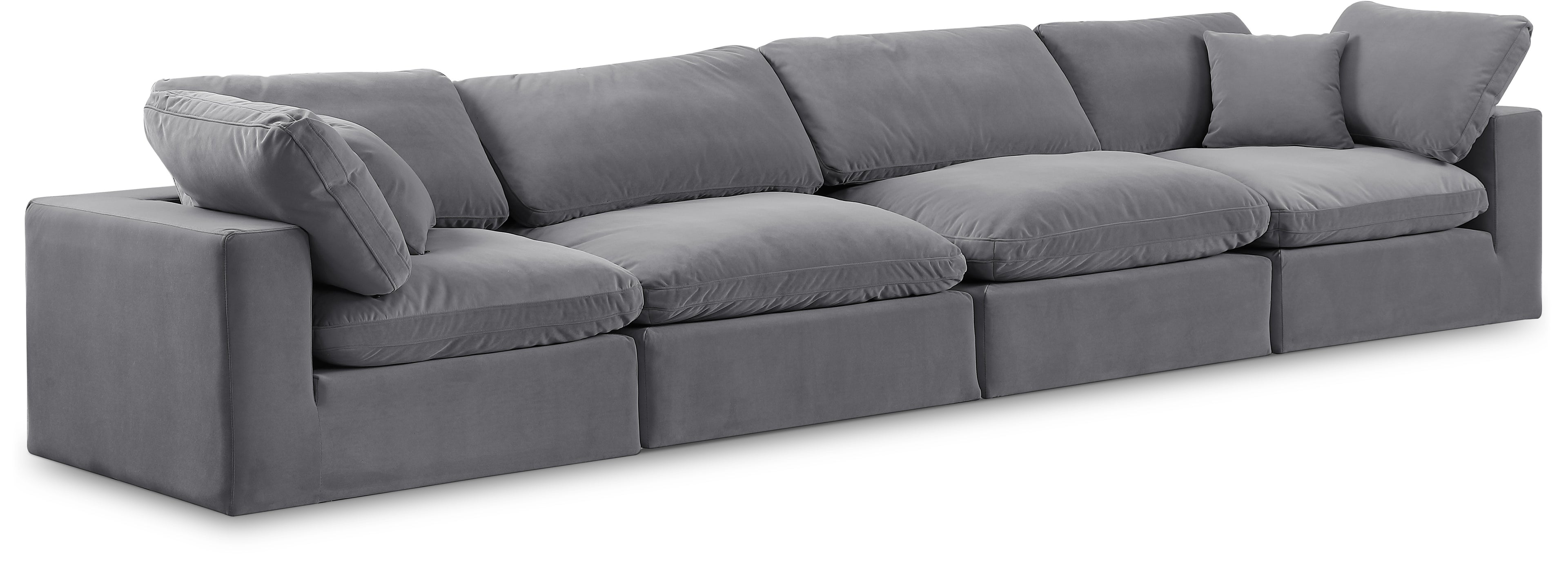 Comfy Velvet Modular Sofa