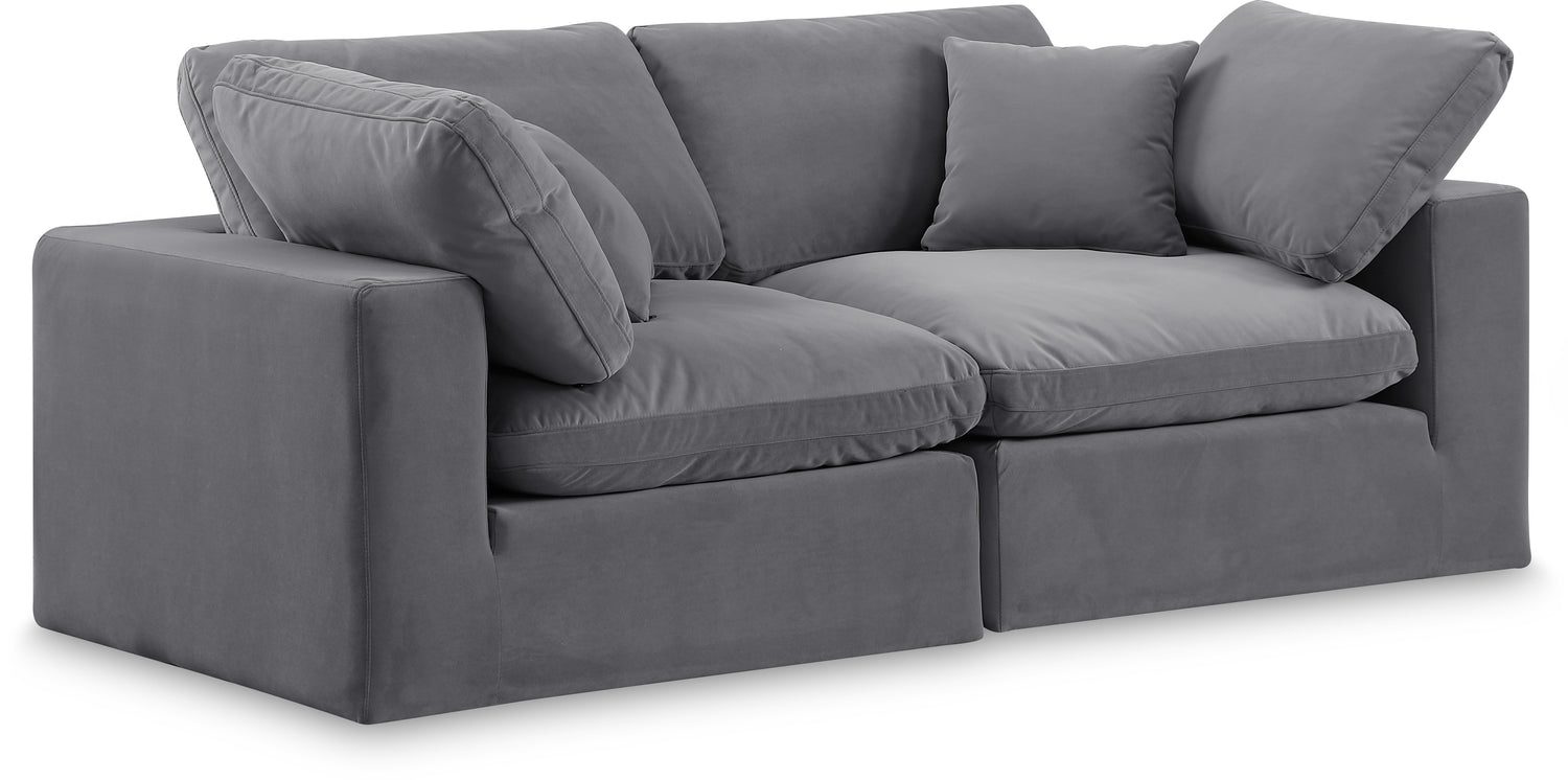 Comfy Velvet Modular Sofa