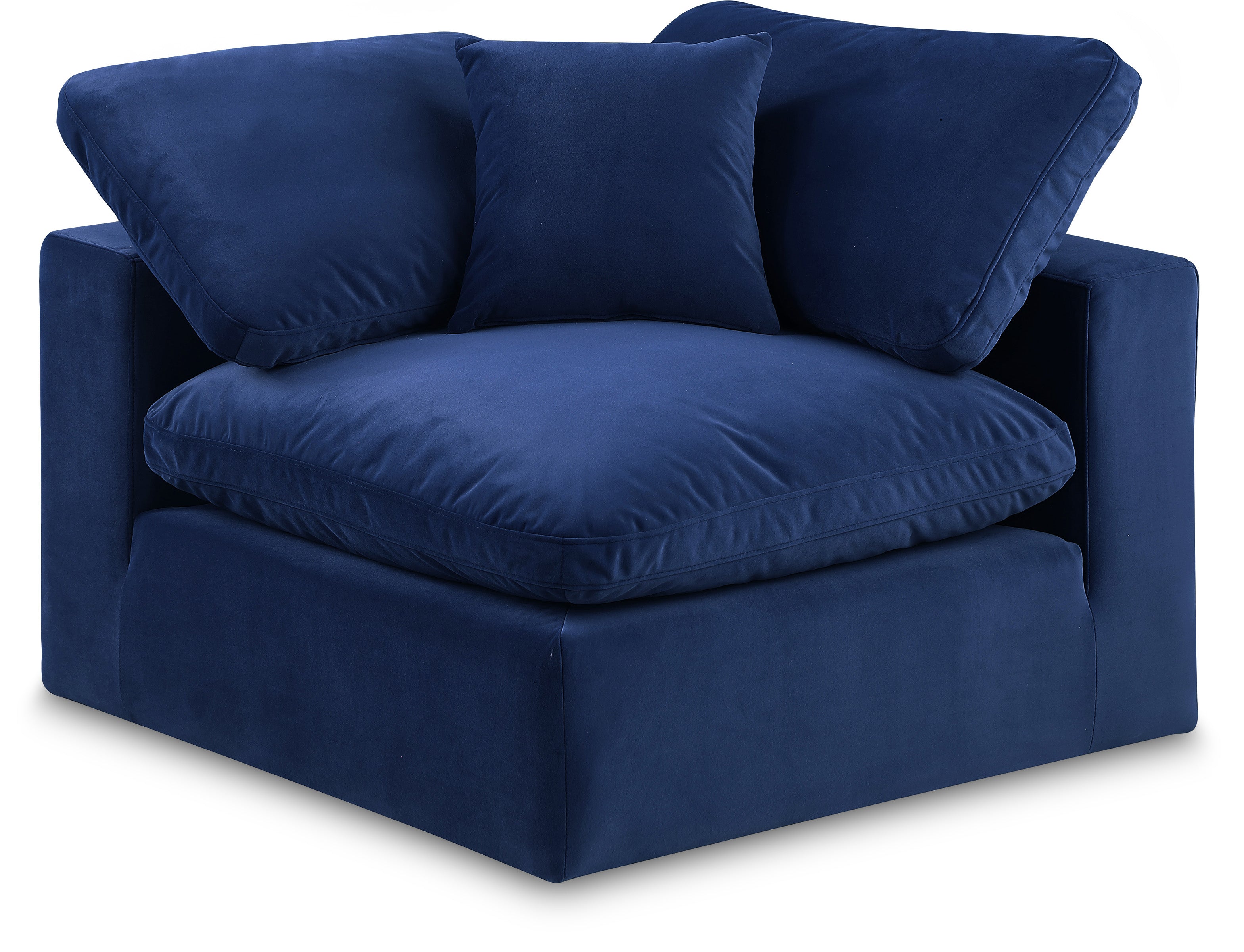 Comfy Velvet Modular Corner Chair