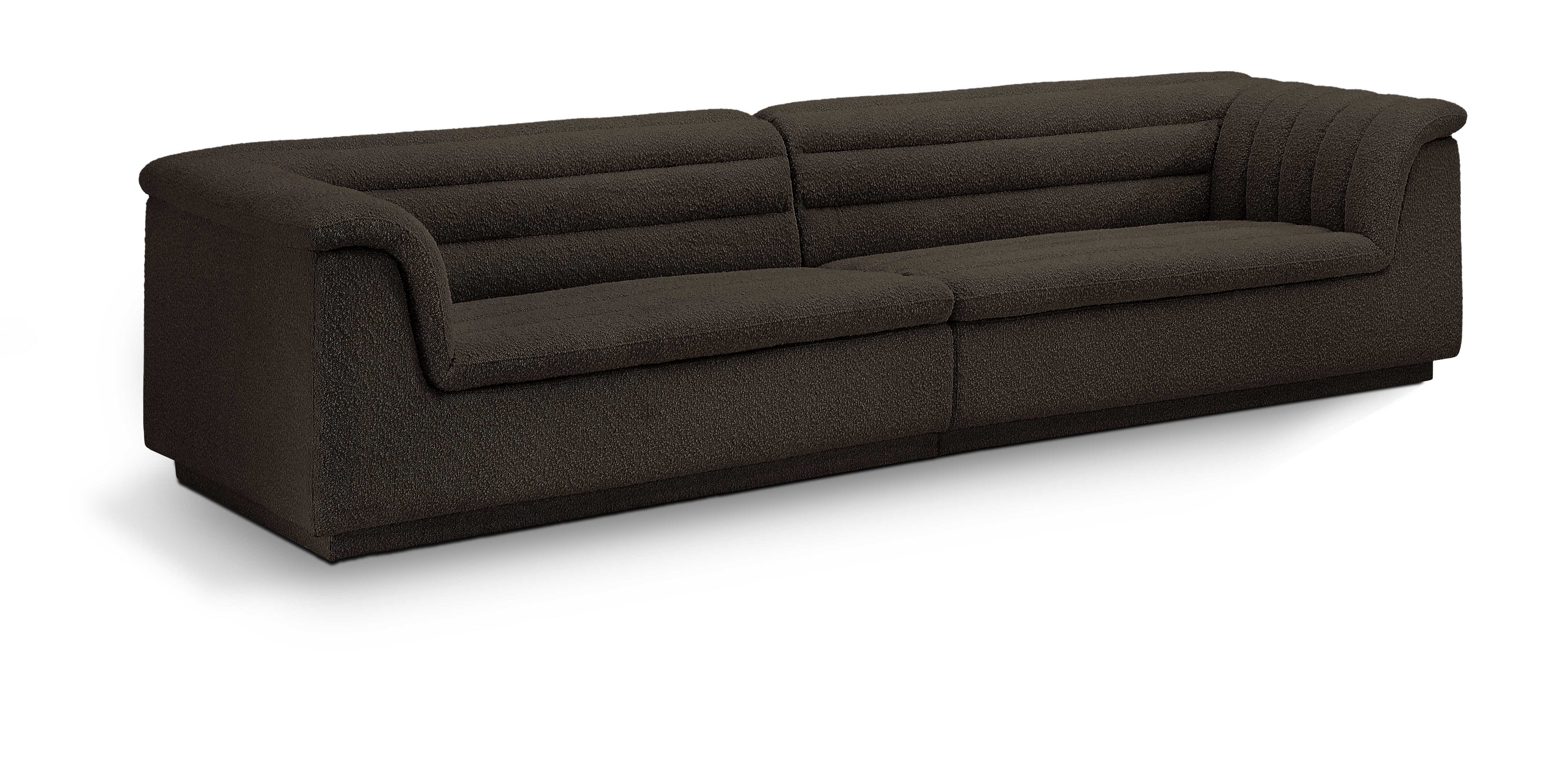 Cascade Boucle Fabric Modular Sofa