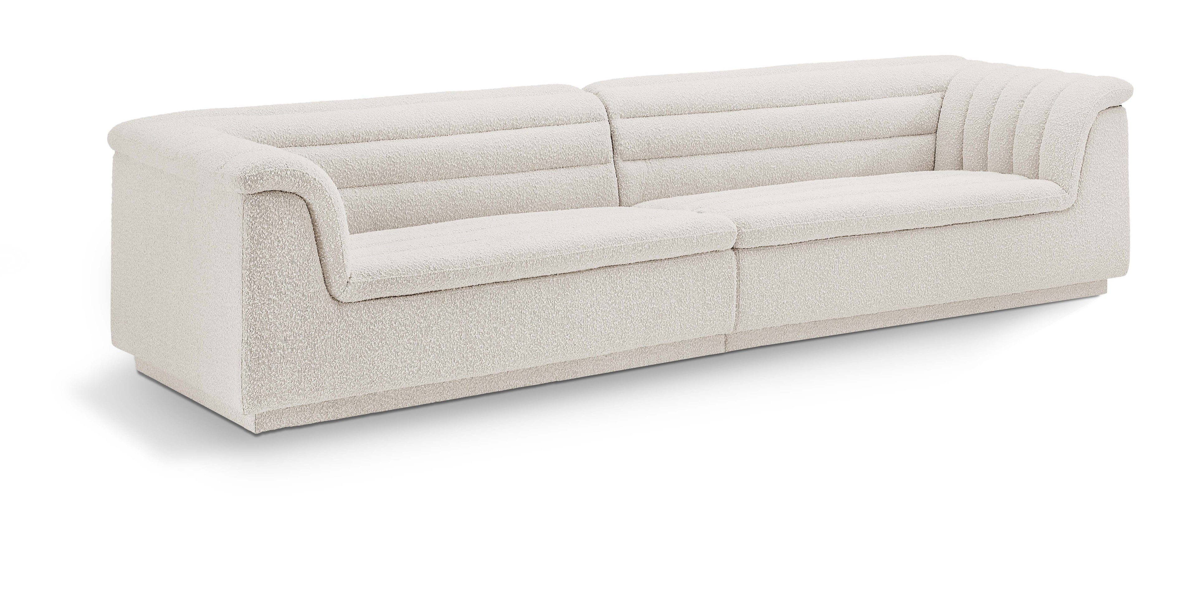 Cascade Boucle Fabric Modular Sofa