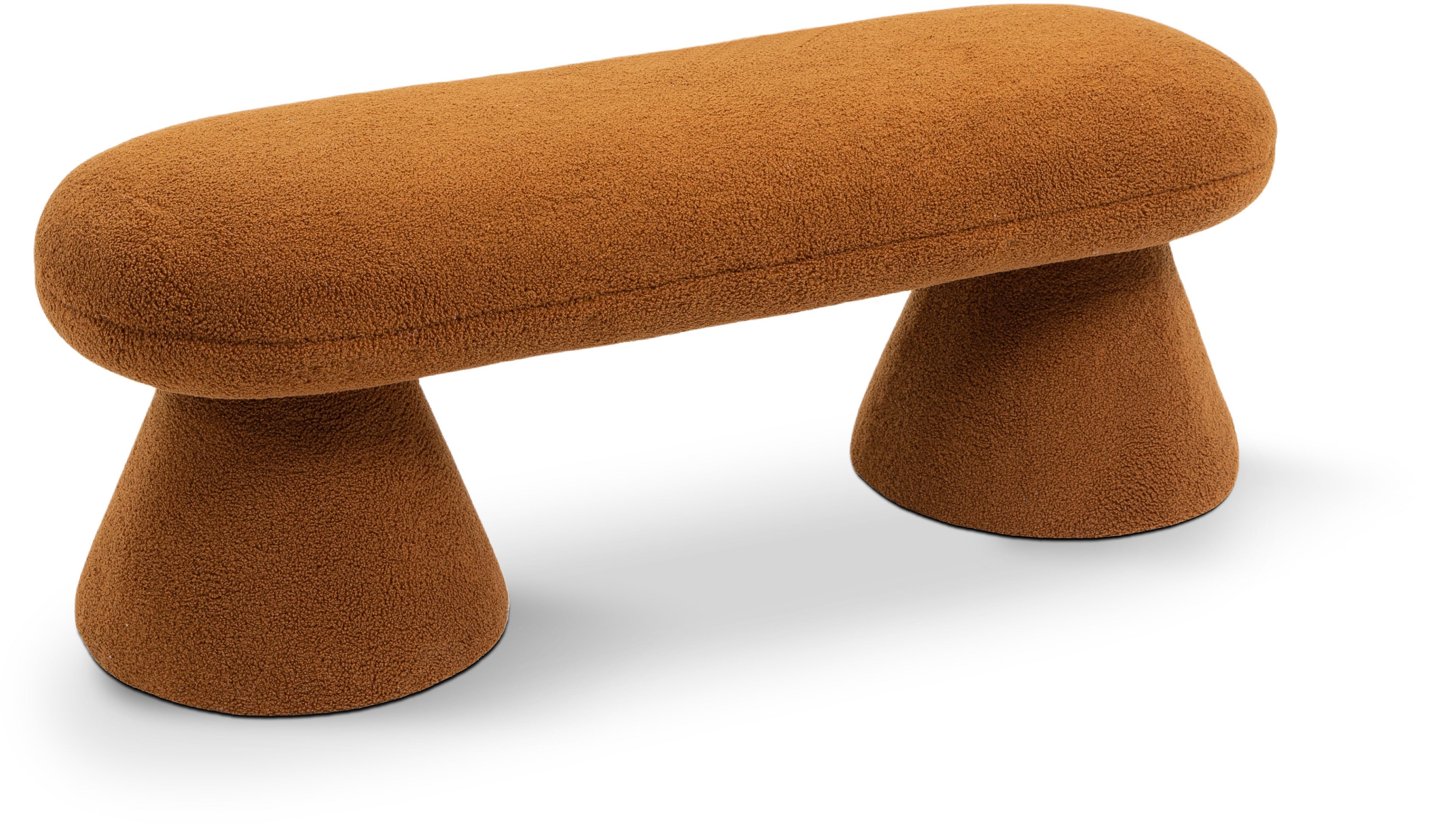 Drum-Faux-Shearling-Teddy-Fabric-Bench