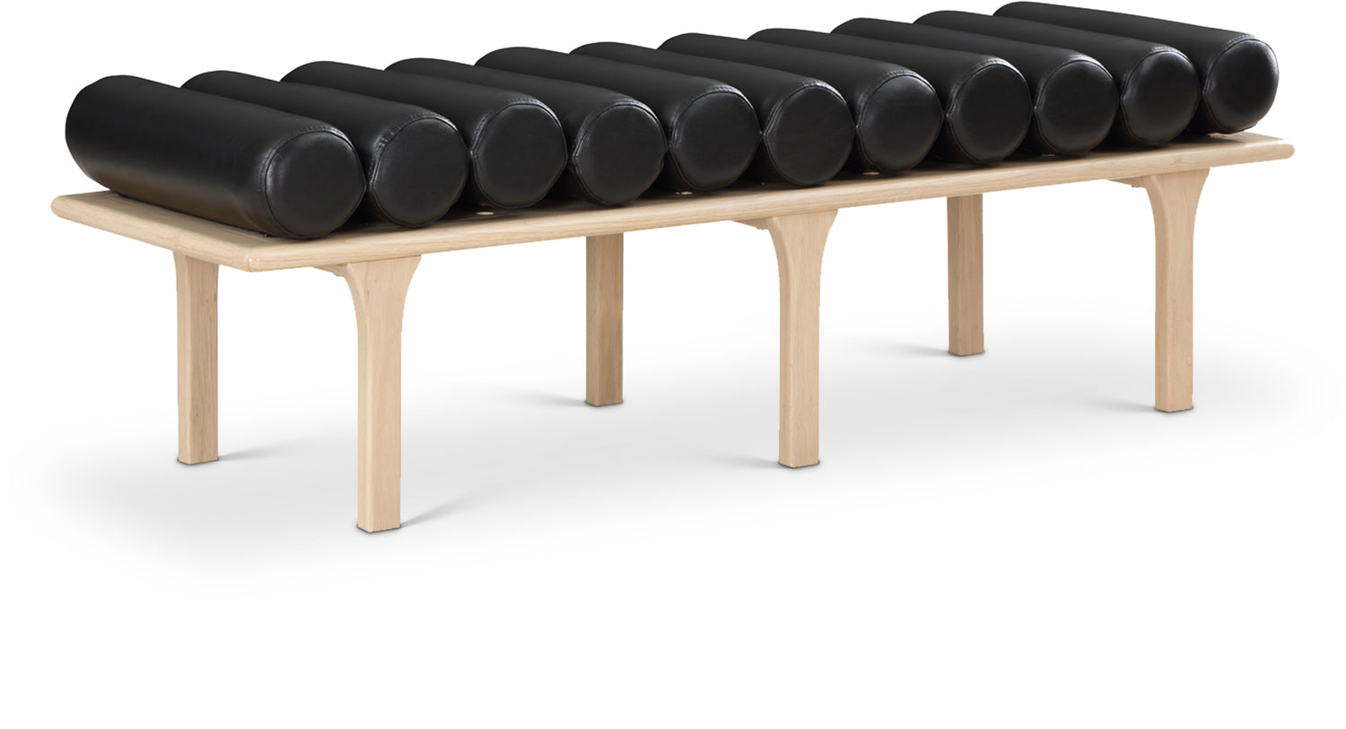 Landon-Vegan-Leather-Bench