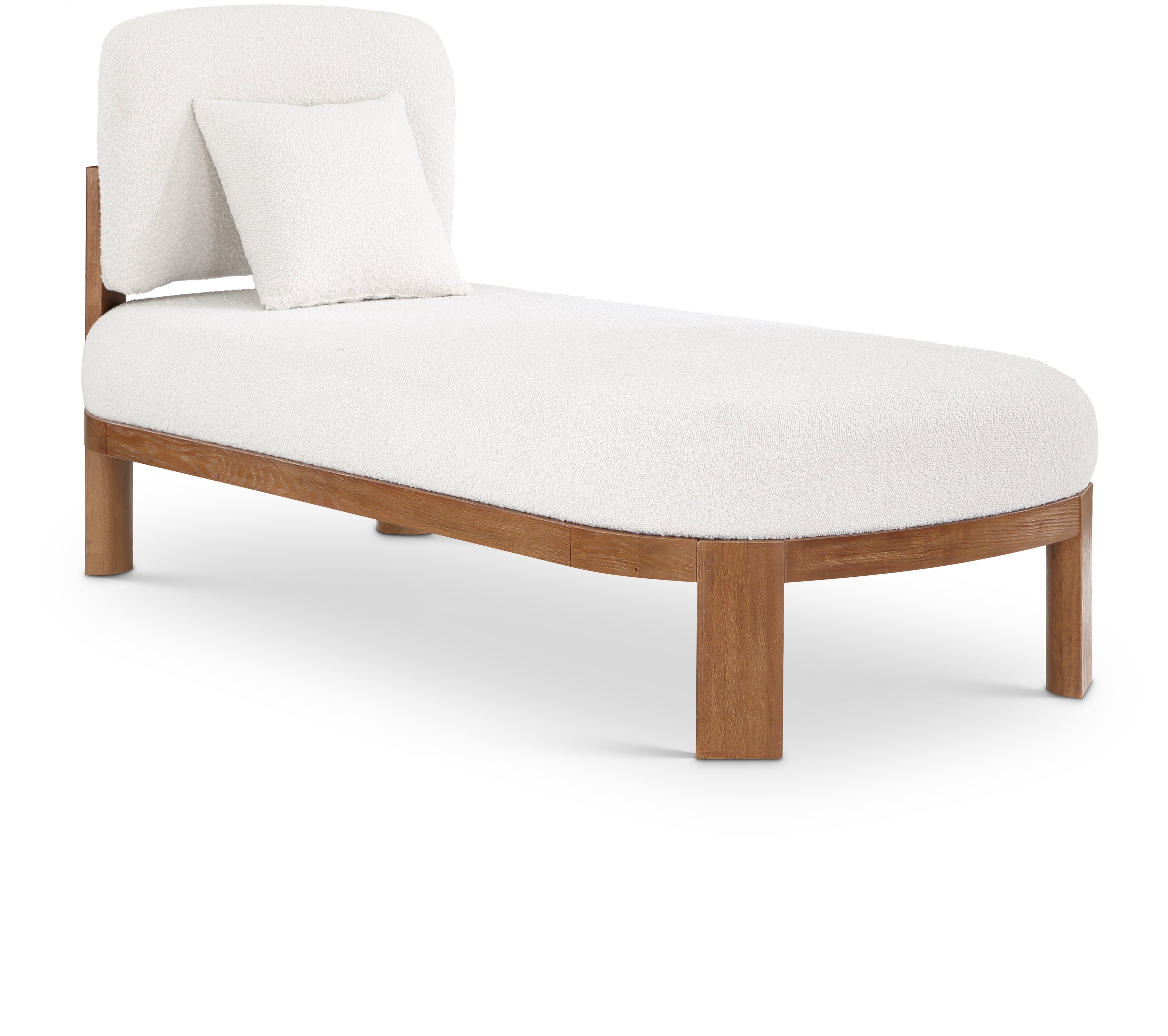 Maybourne Boucle Fabric Chaise/Bench