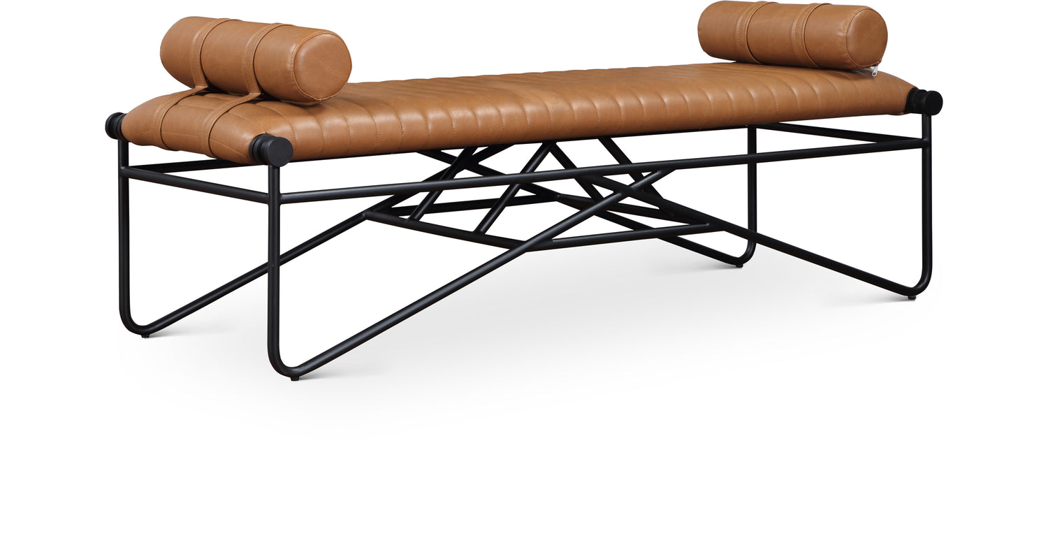 Gatsby-Vegan-Leather-Bench