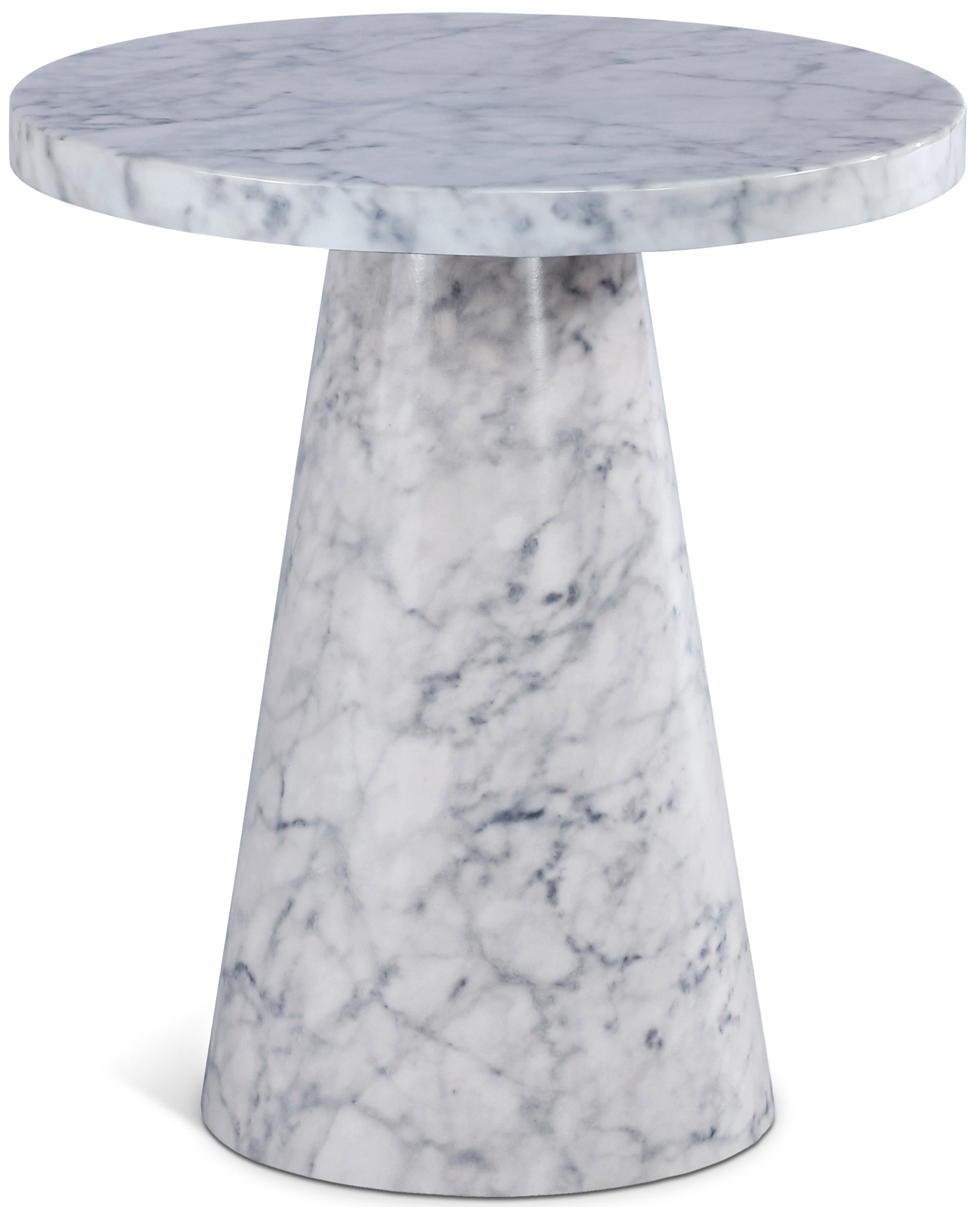 Omni Faux Marble End Table