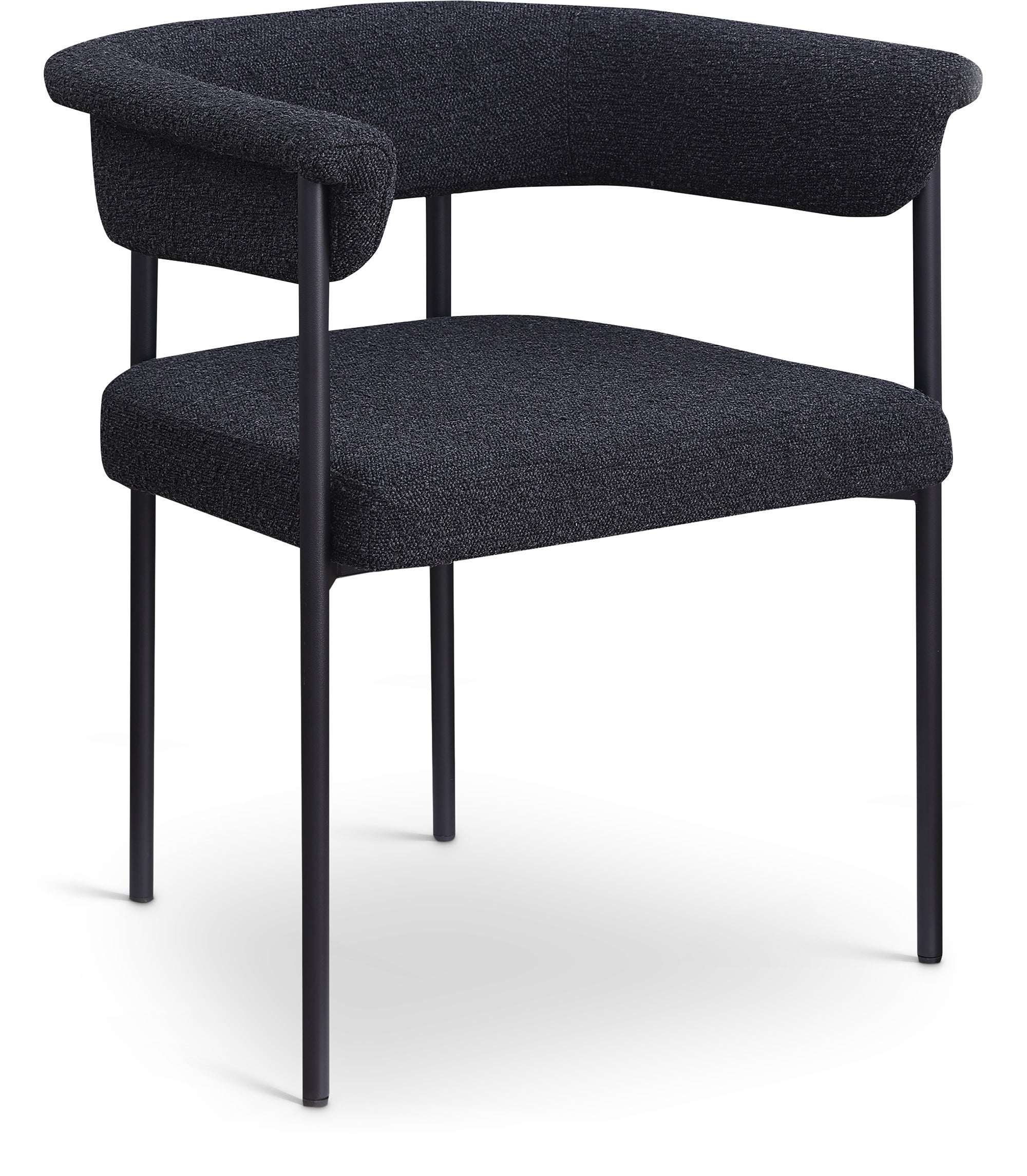 Malin Boucle Fabric Dining Chair, Set of 2