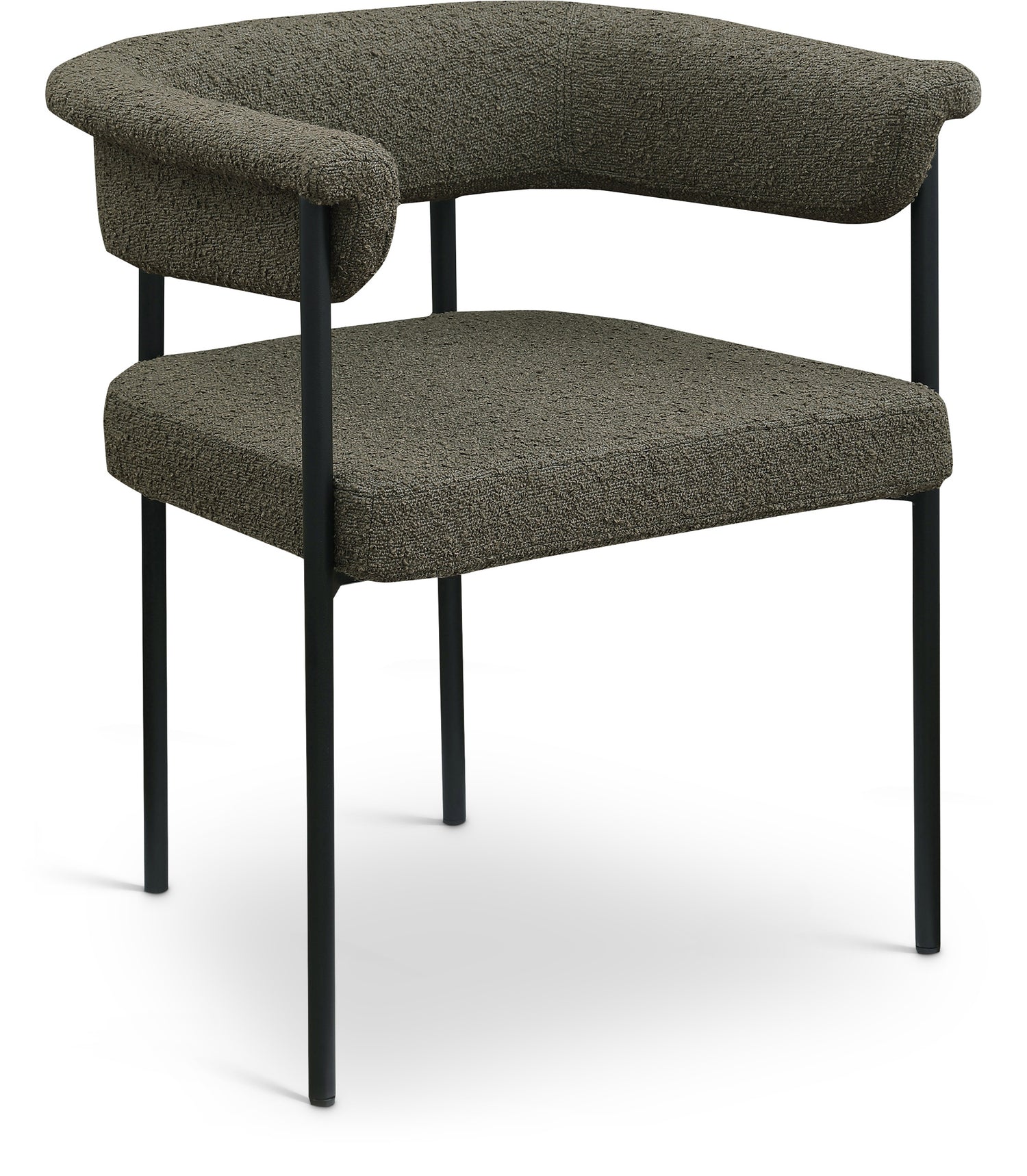 Malin Boucle Fabric Dining Chair, Set of 2